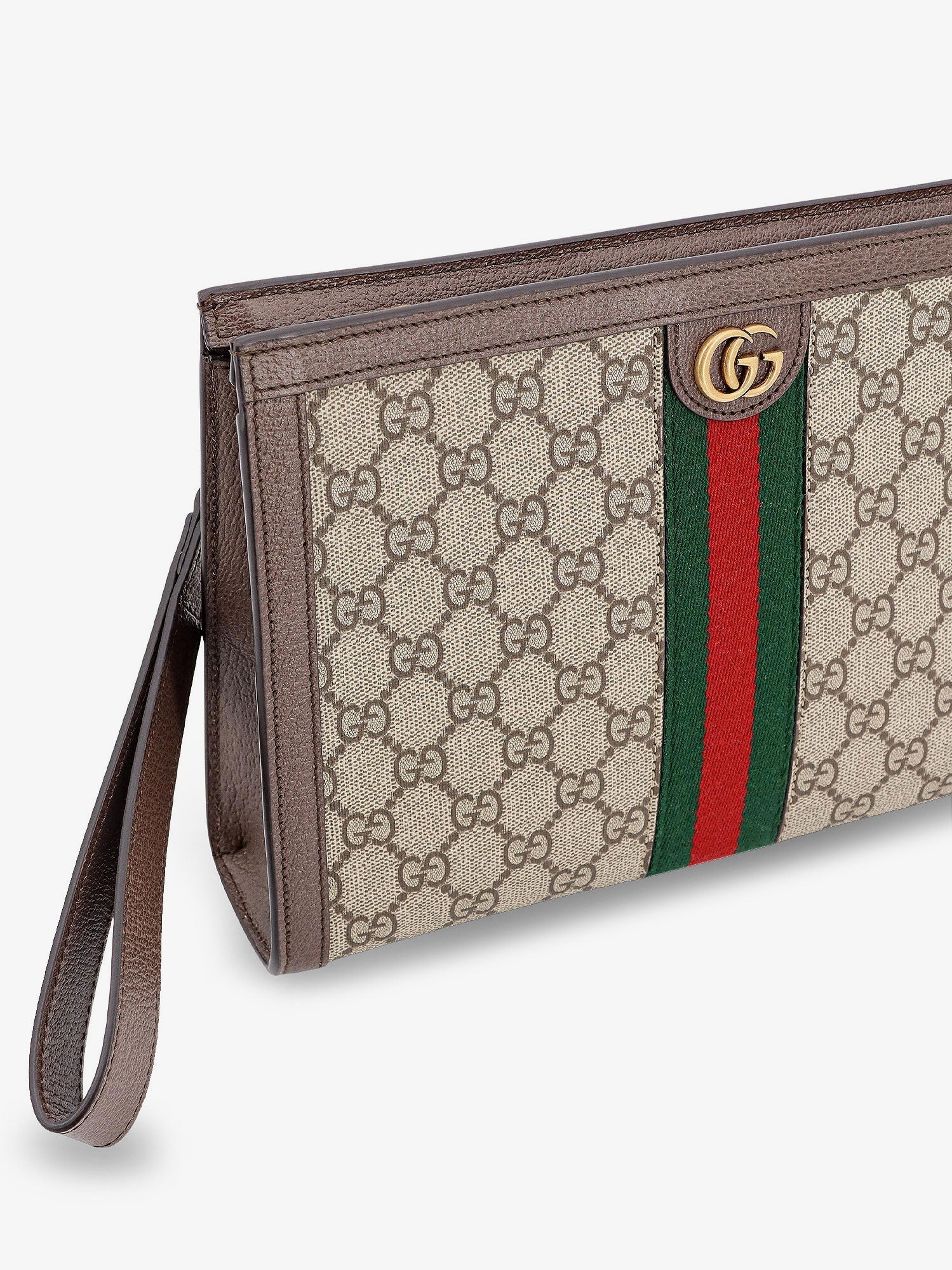 Ophidia GG fabric clutch bag