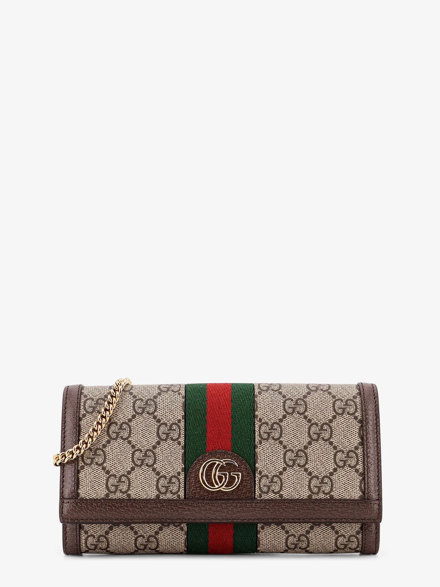 Ophidia GG Supreme Fabric and leather crossbody bag