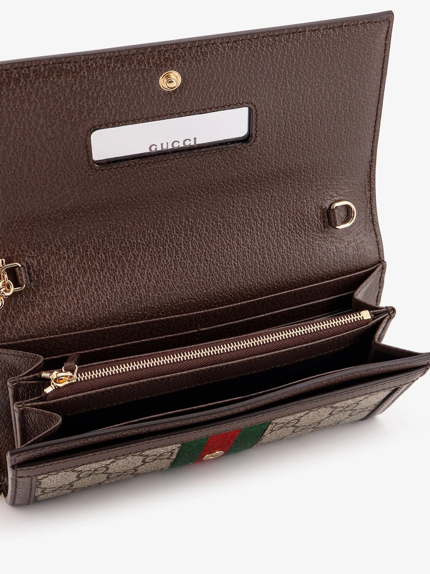Ophidia GG Supreme Fabric and leather crossbody bag