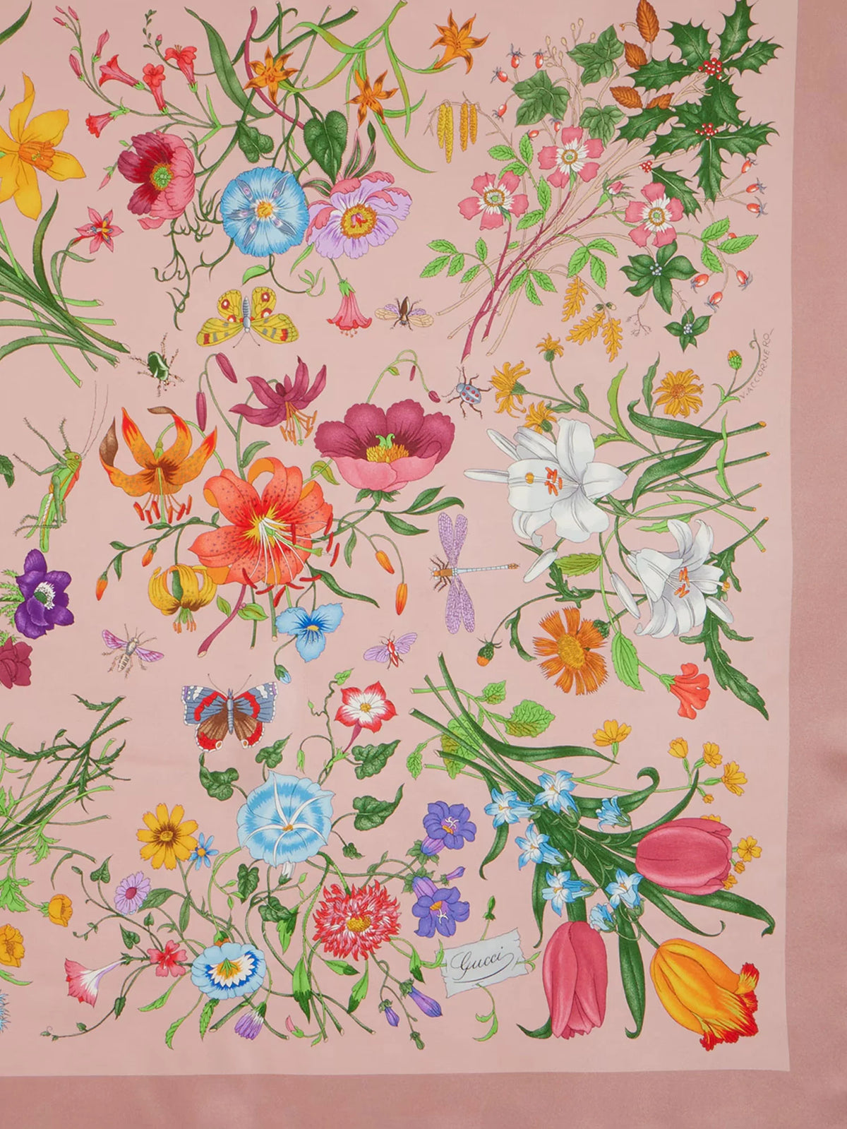Gucci Flora silk foulard