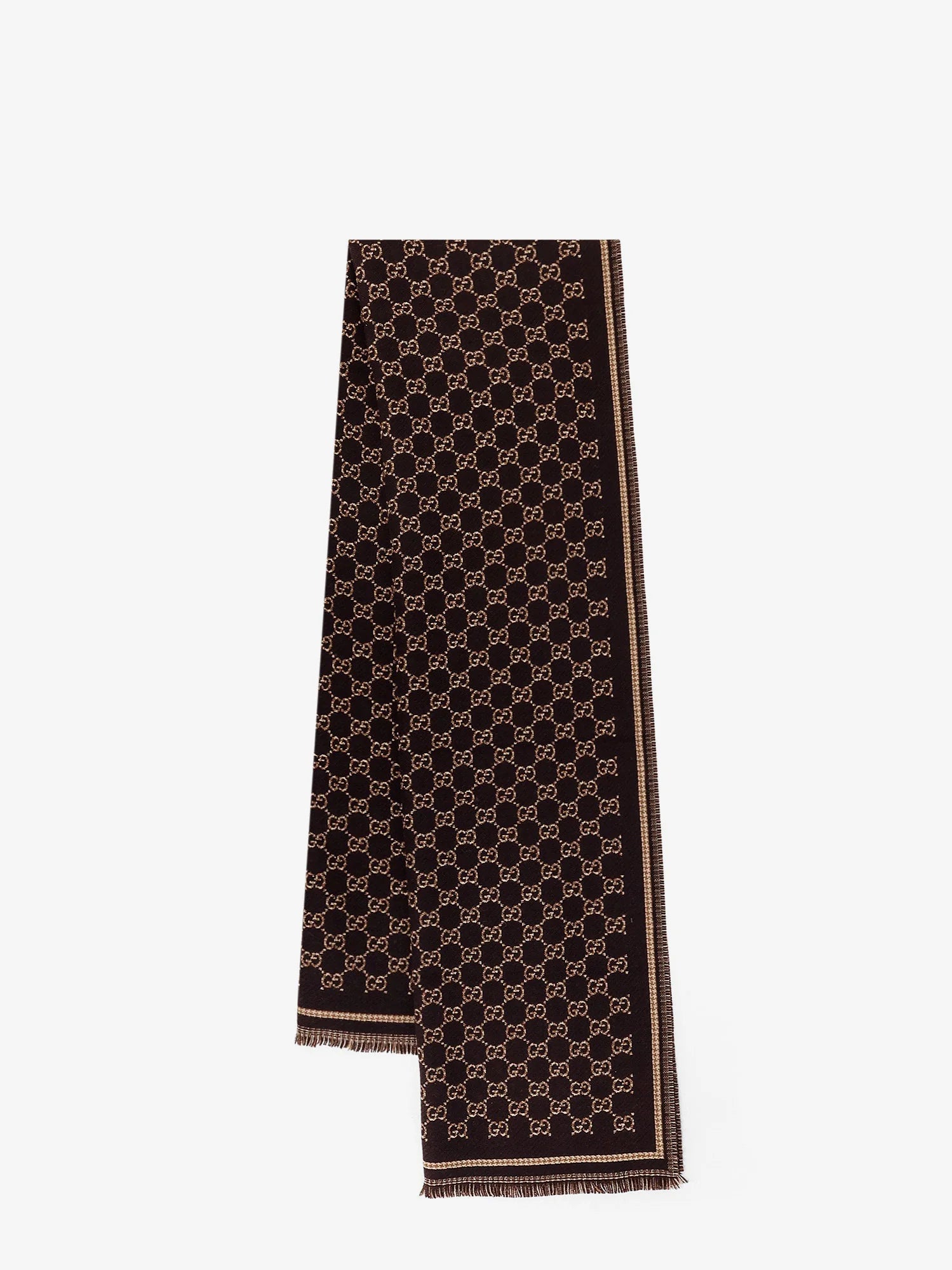 GG wool jacquard scarf