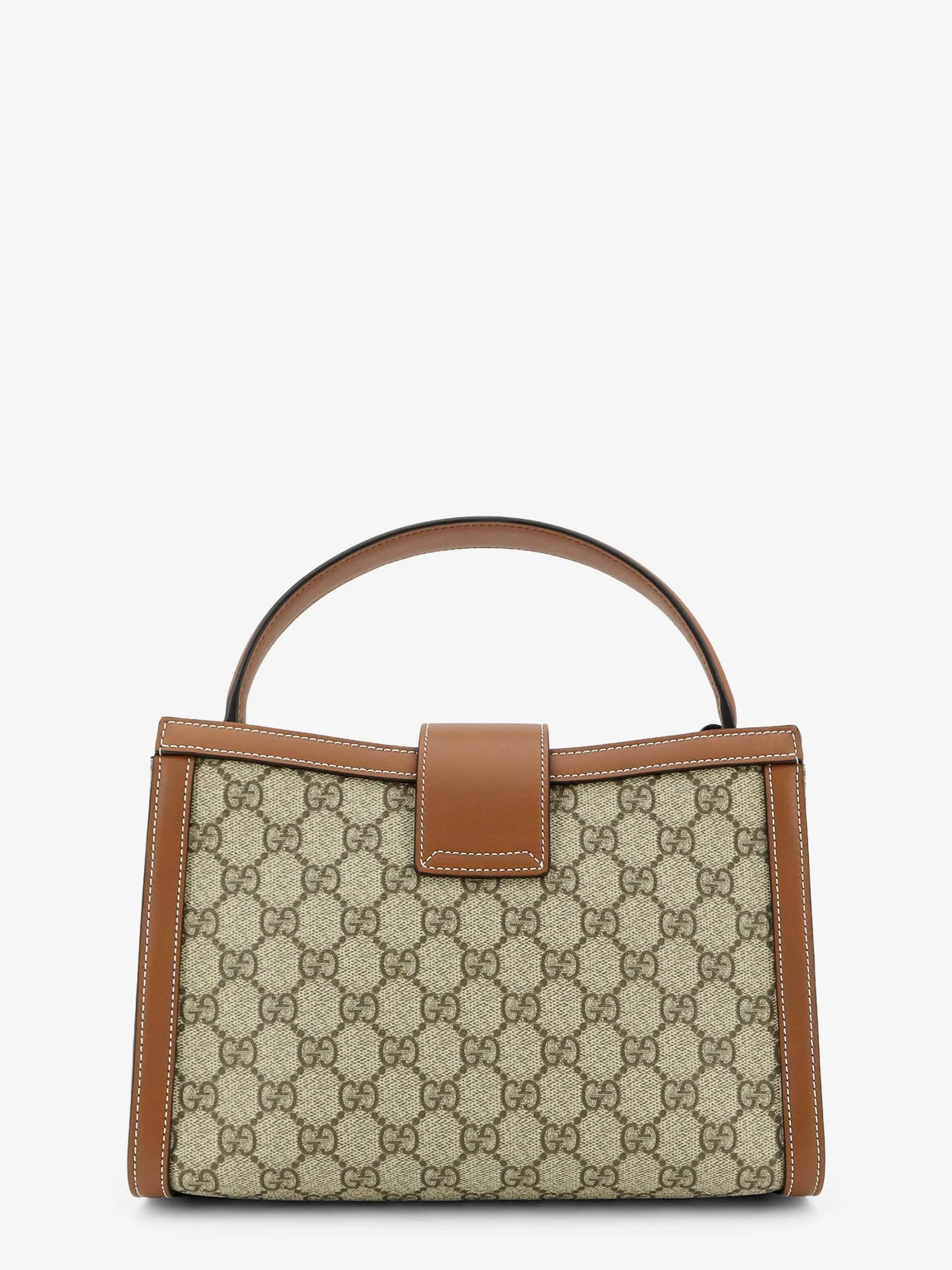 Padlock handbag with shoulder strap