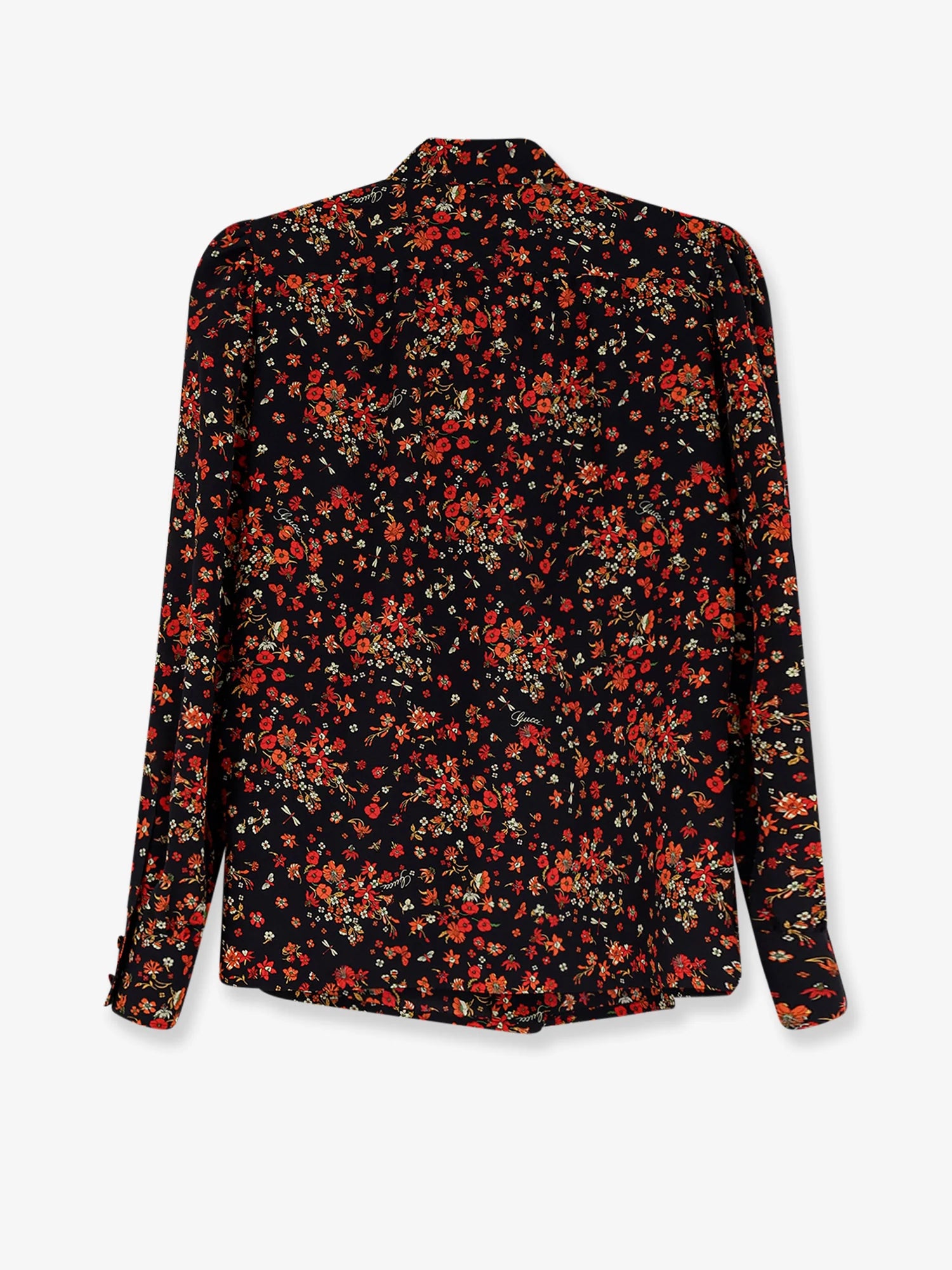 Printed silk shirt