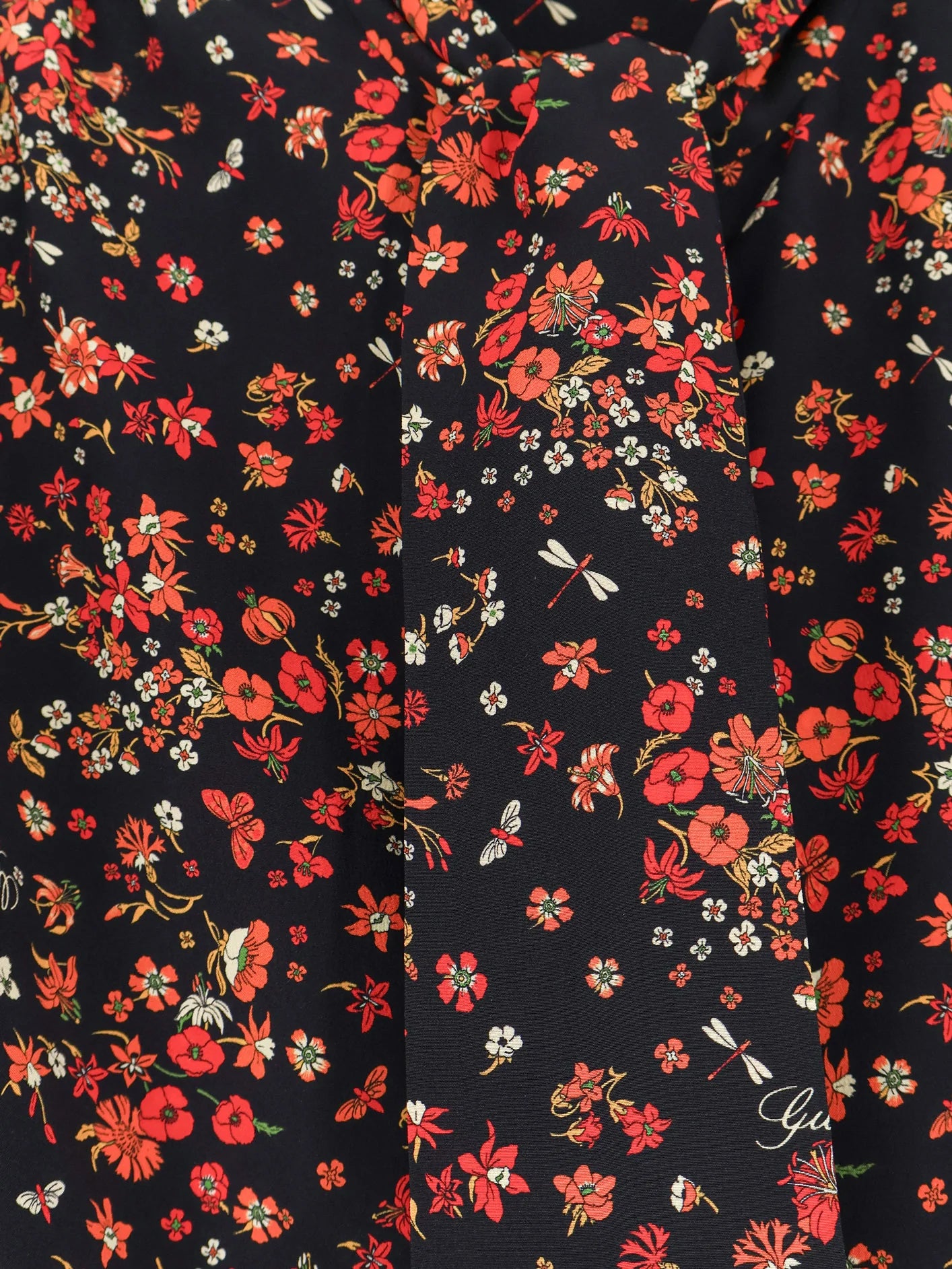 Printed silk shirt
