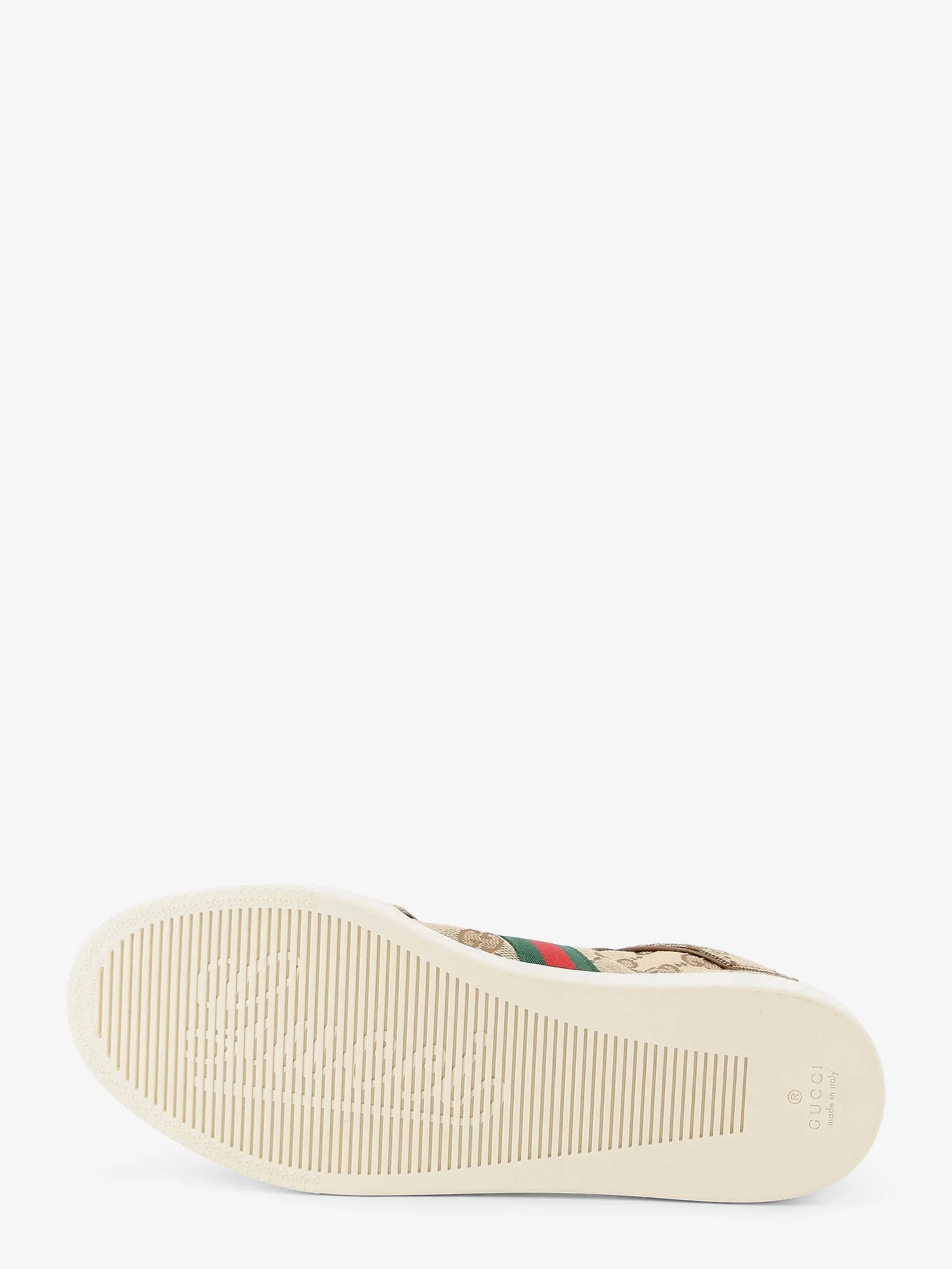Stretch GG fabric sneakers with Nastro Web on the side