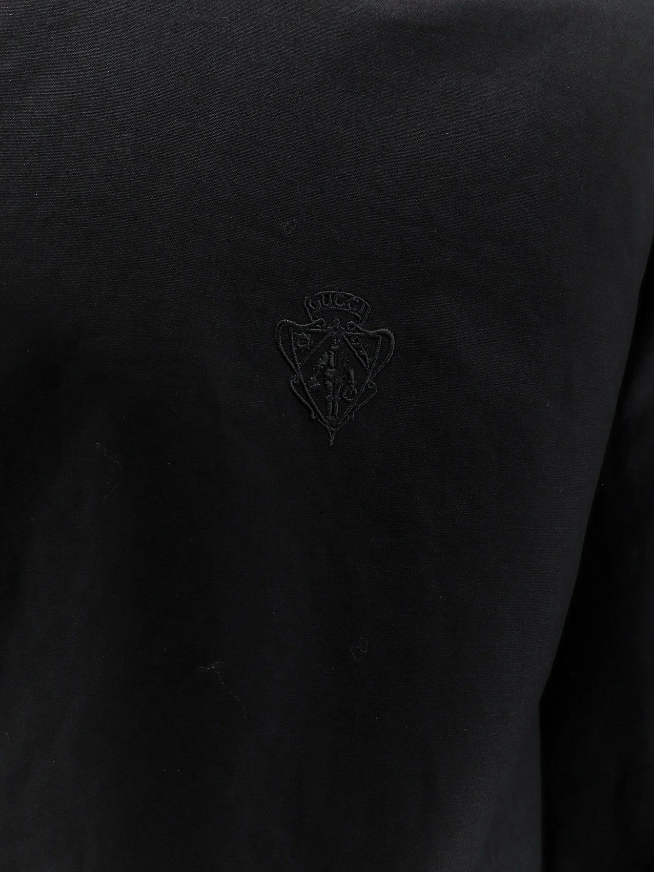 Reversible cotton and GG nylon jacket