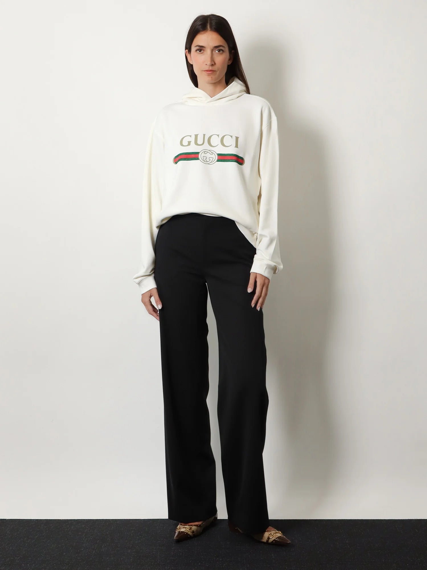 Light wool trousers