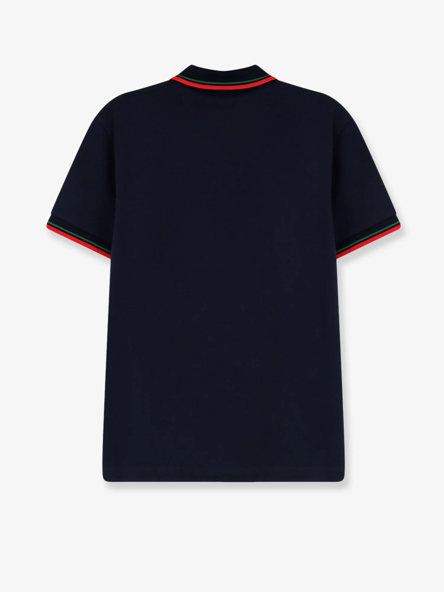 Cotton polo shirt with embroidered logo on the front