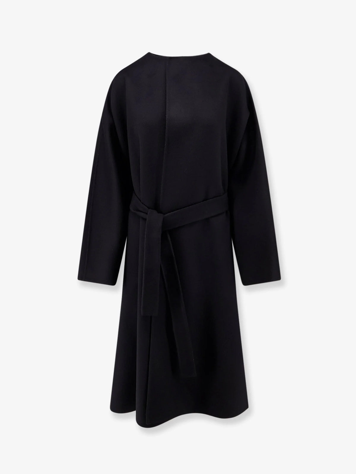Wool and silk blend coat
