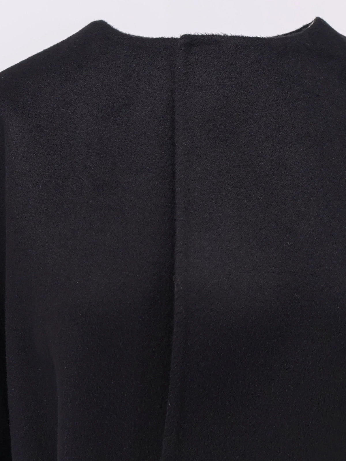 Wool and silk blend coat