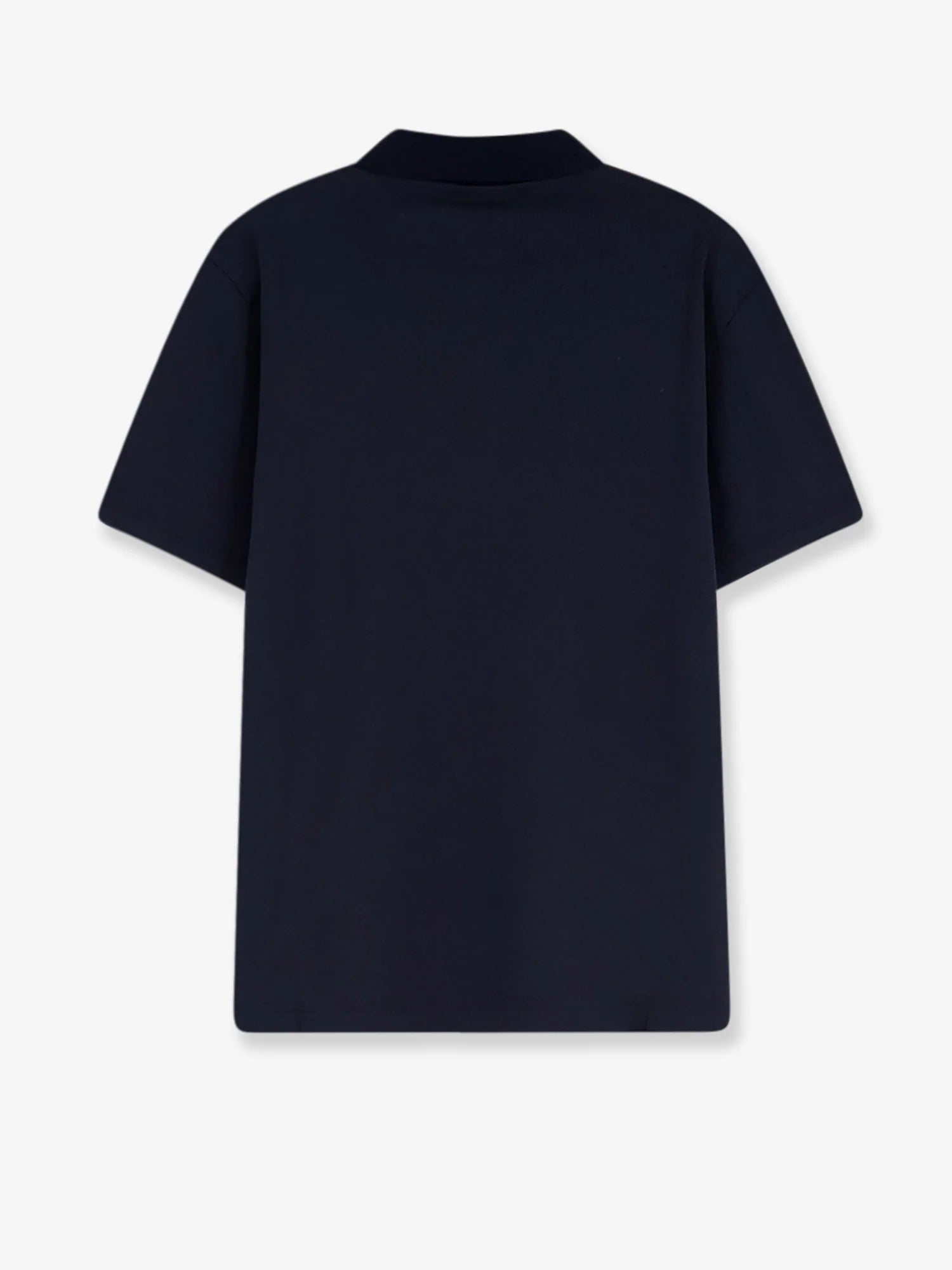 Cotton polo shirt with Web print on the front