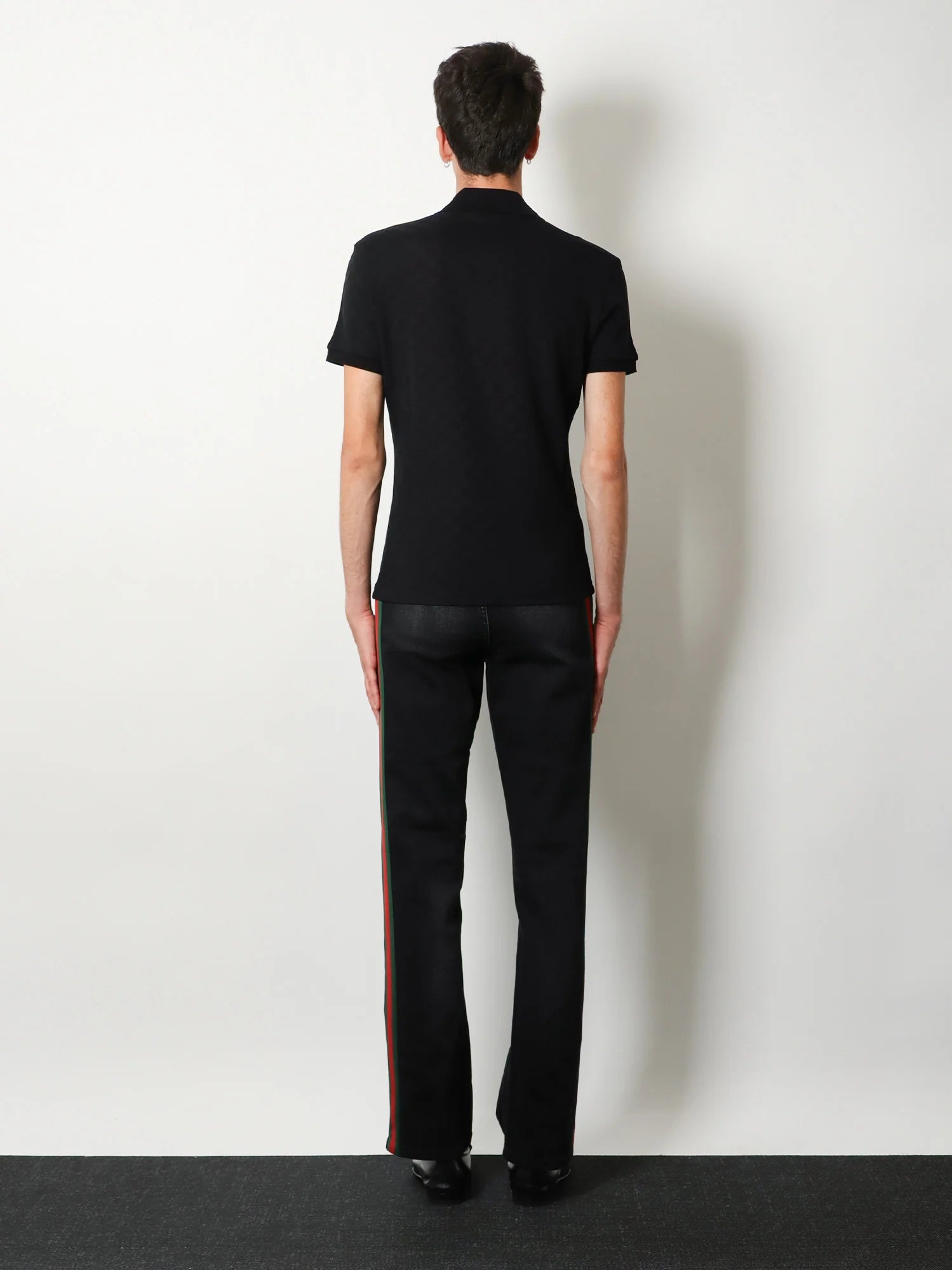 Blue denim jeans with Nastro Web profiles