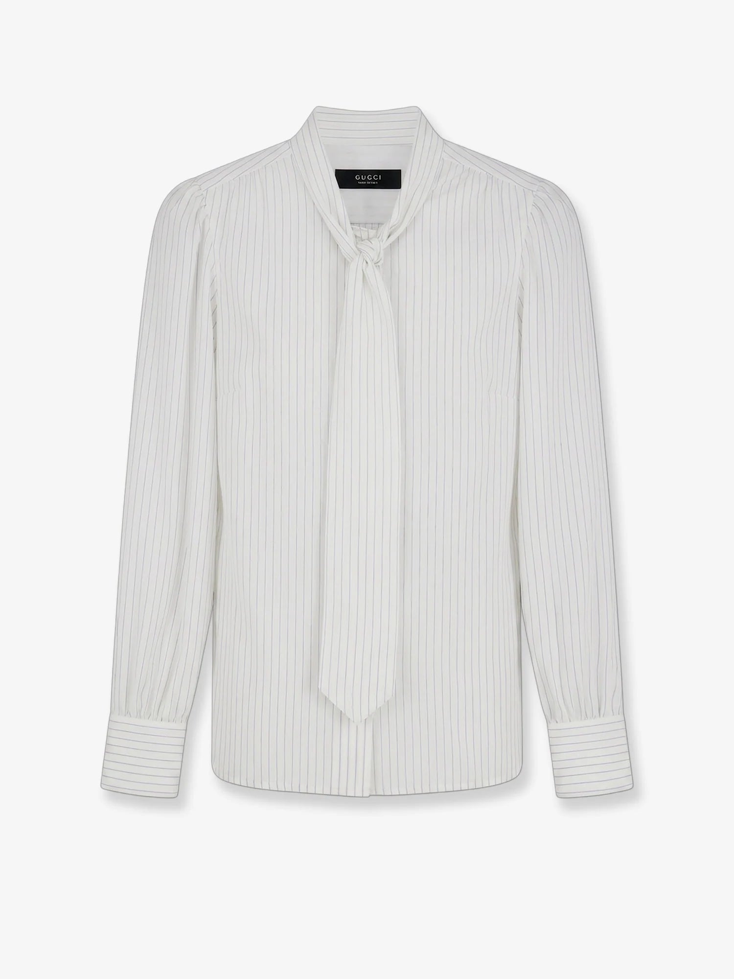 Striped silk shirt