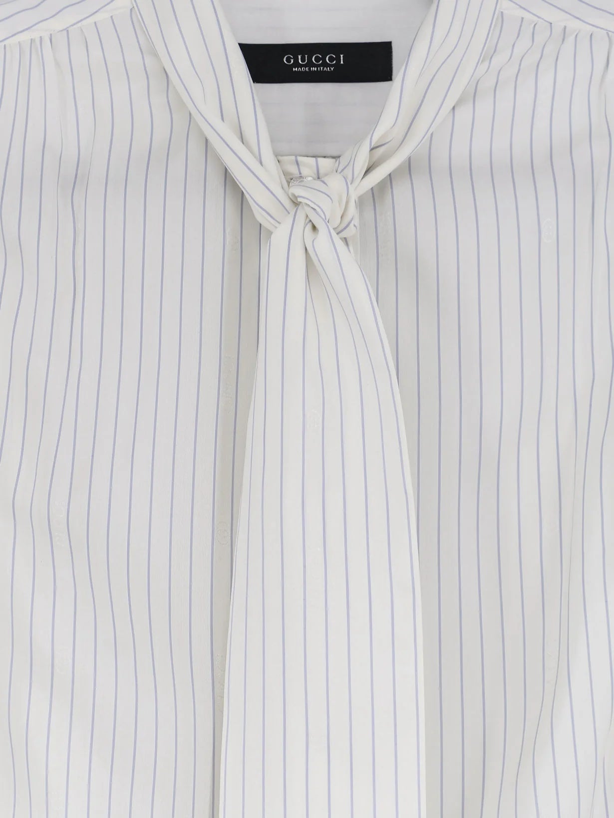 Striped silk shirt