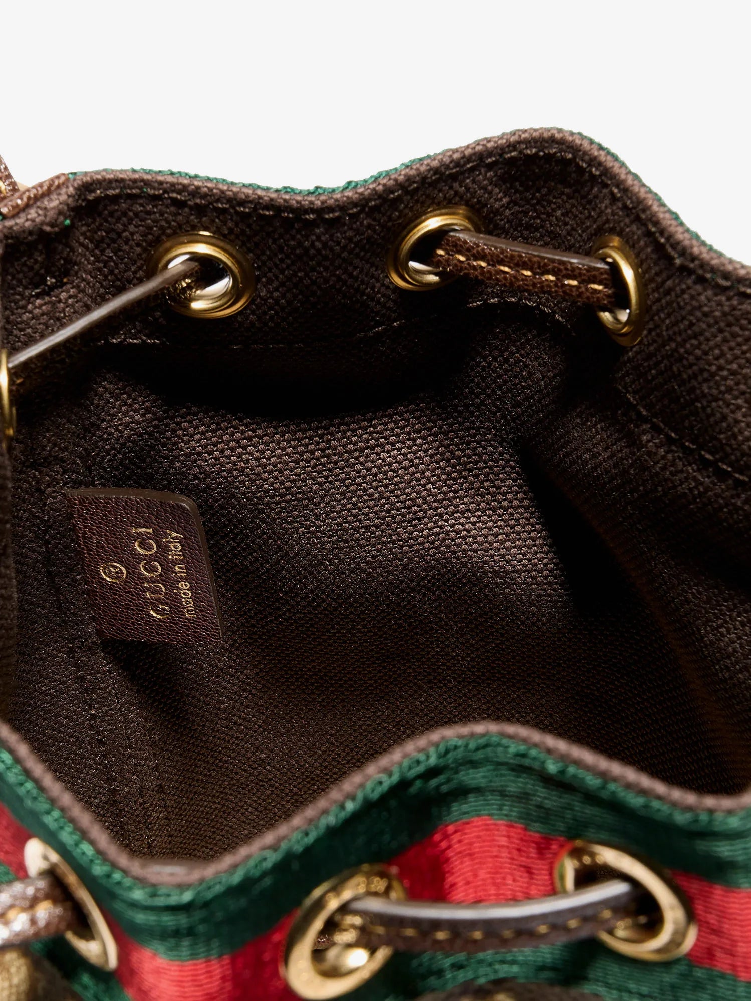 GG Supreme Fabric Mini Bucket Bag