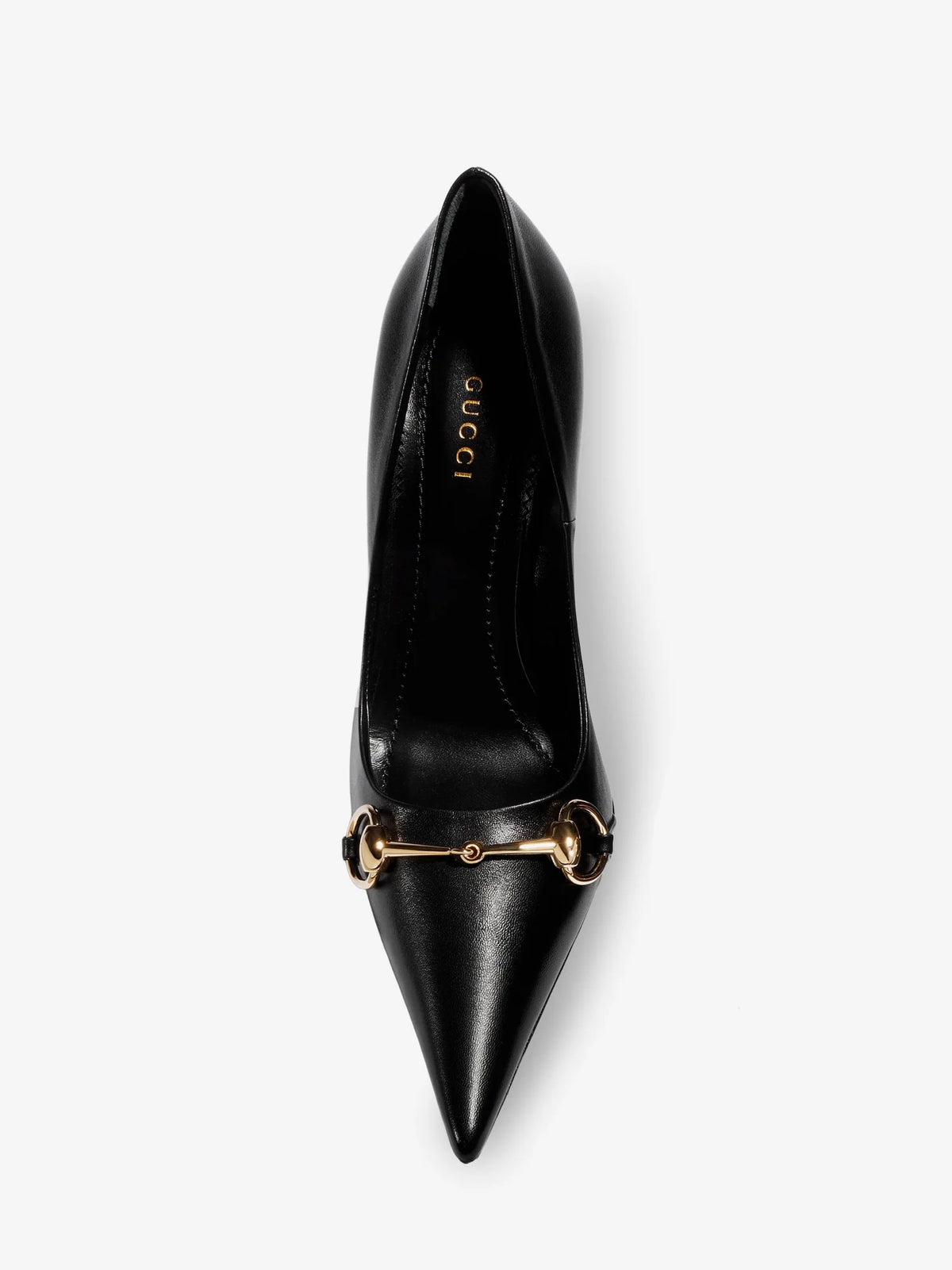 Donna leather décolleté with Horsebit detail