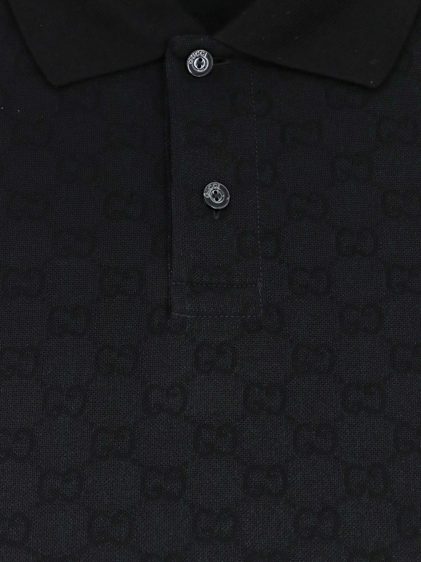 GG viscose blend polo shirt
