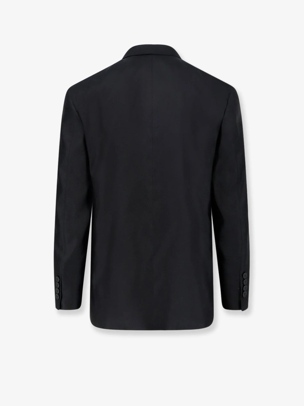 Single-breasted silk blazer