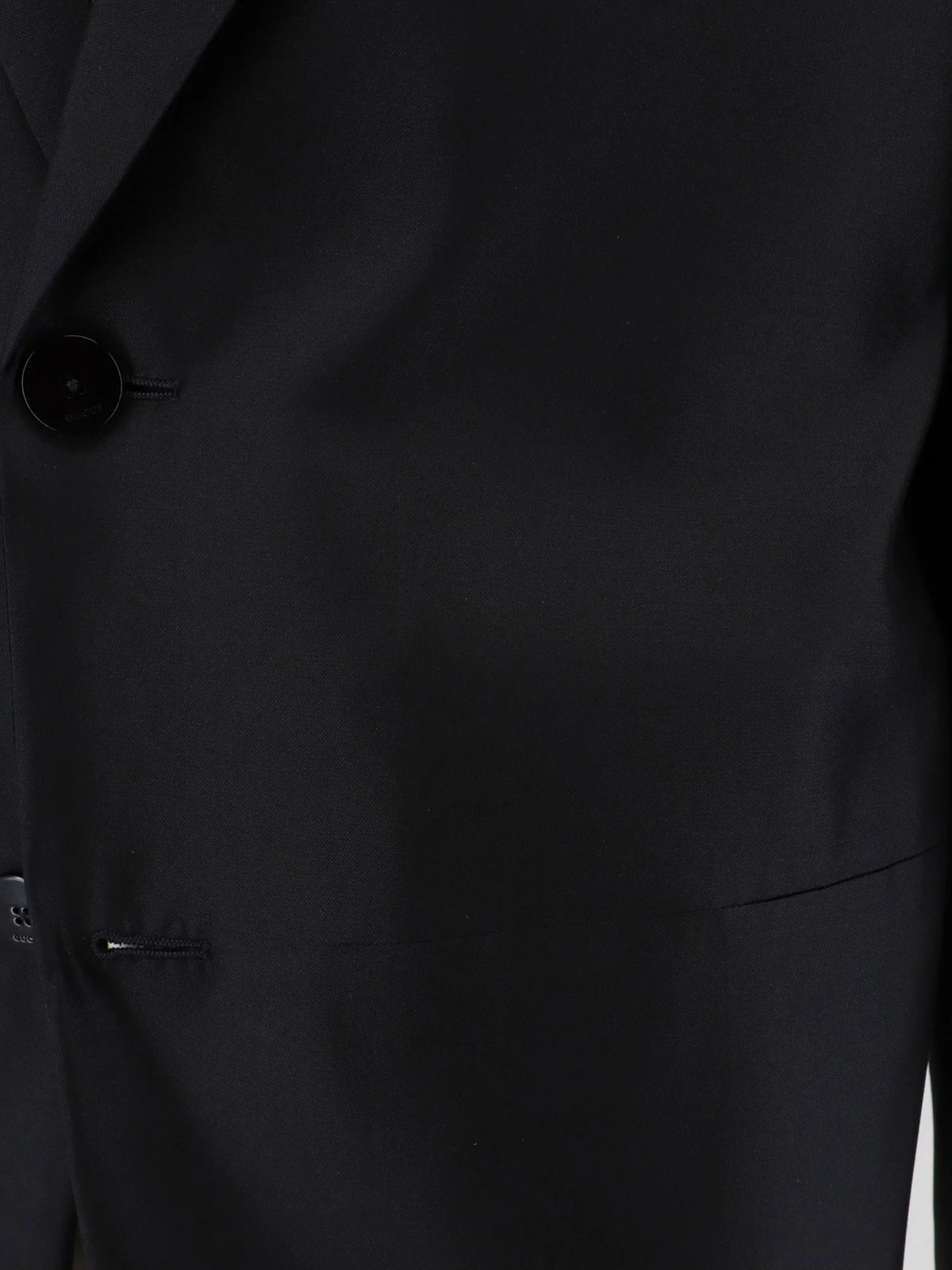Single-breasted silk blazer
