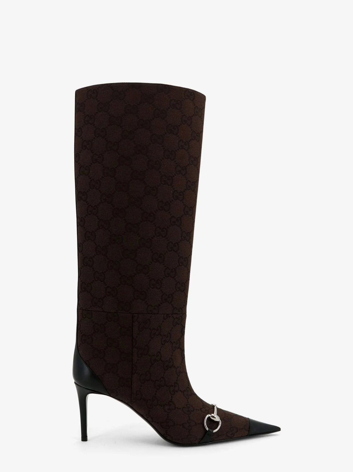 Boots with iconic GG canvas Horsebit