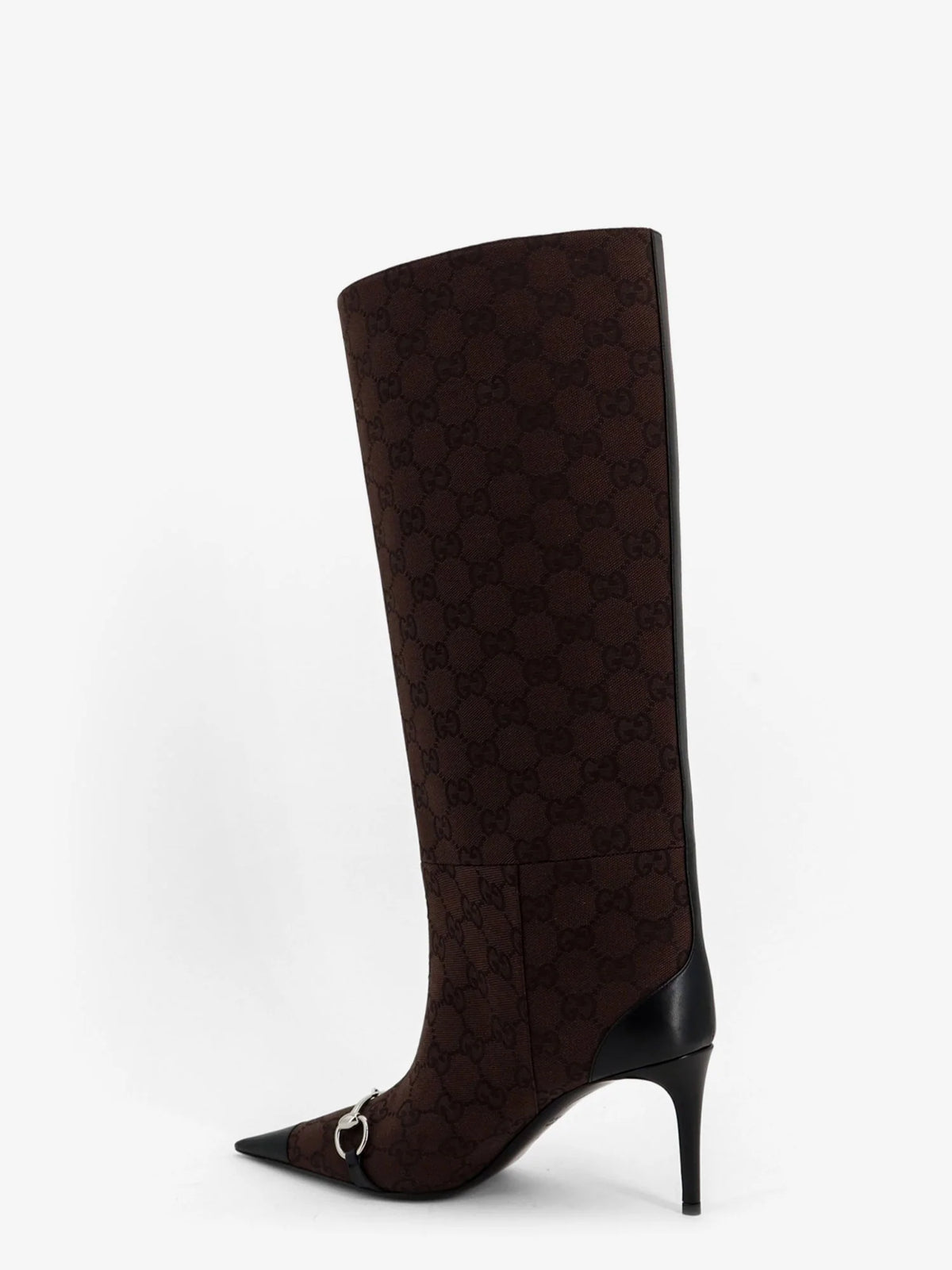 Boots with iconic GG canvas Horsebit