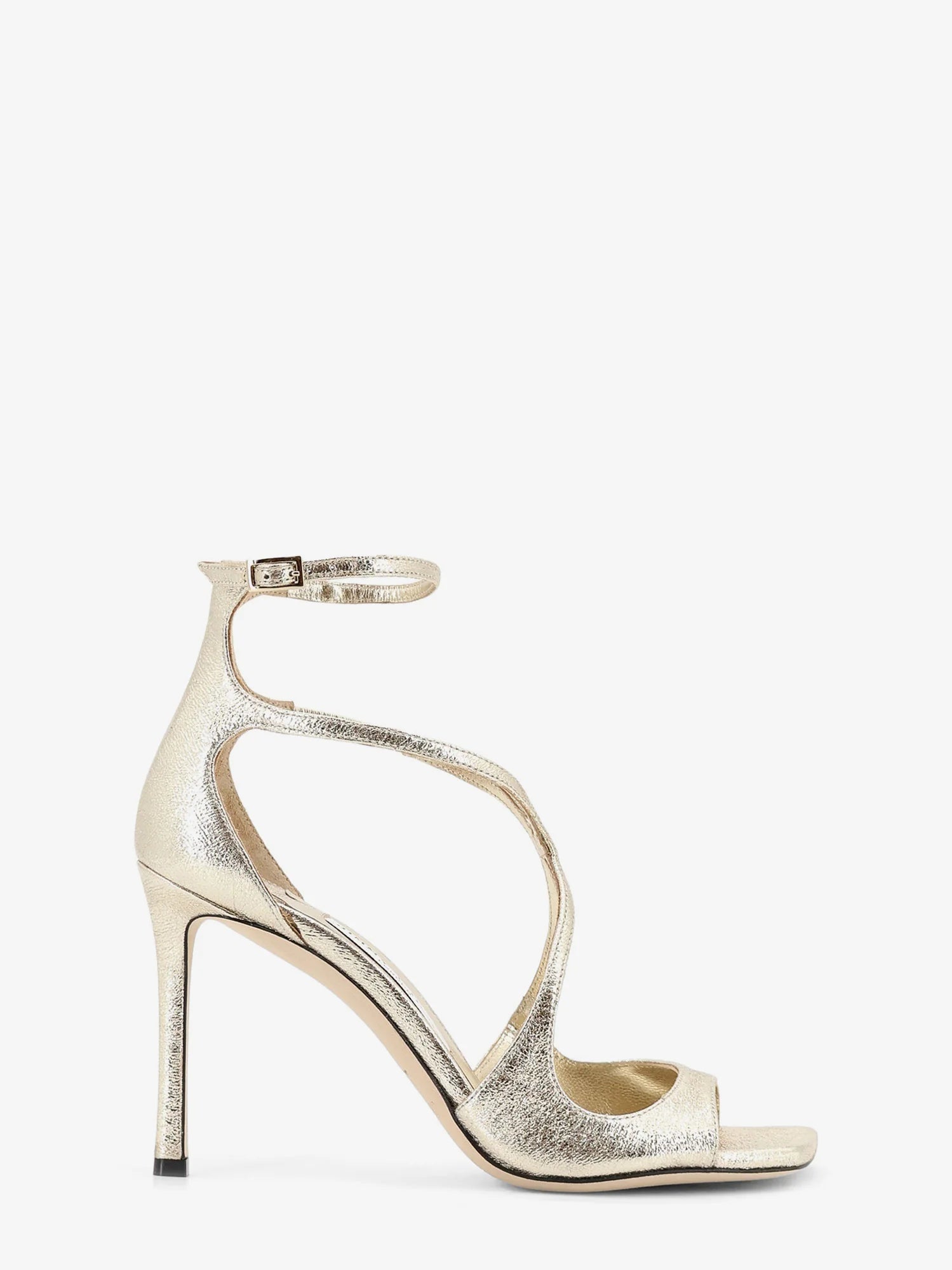 Azia glittered leather sandals