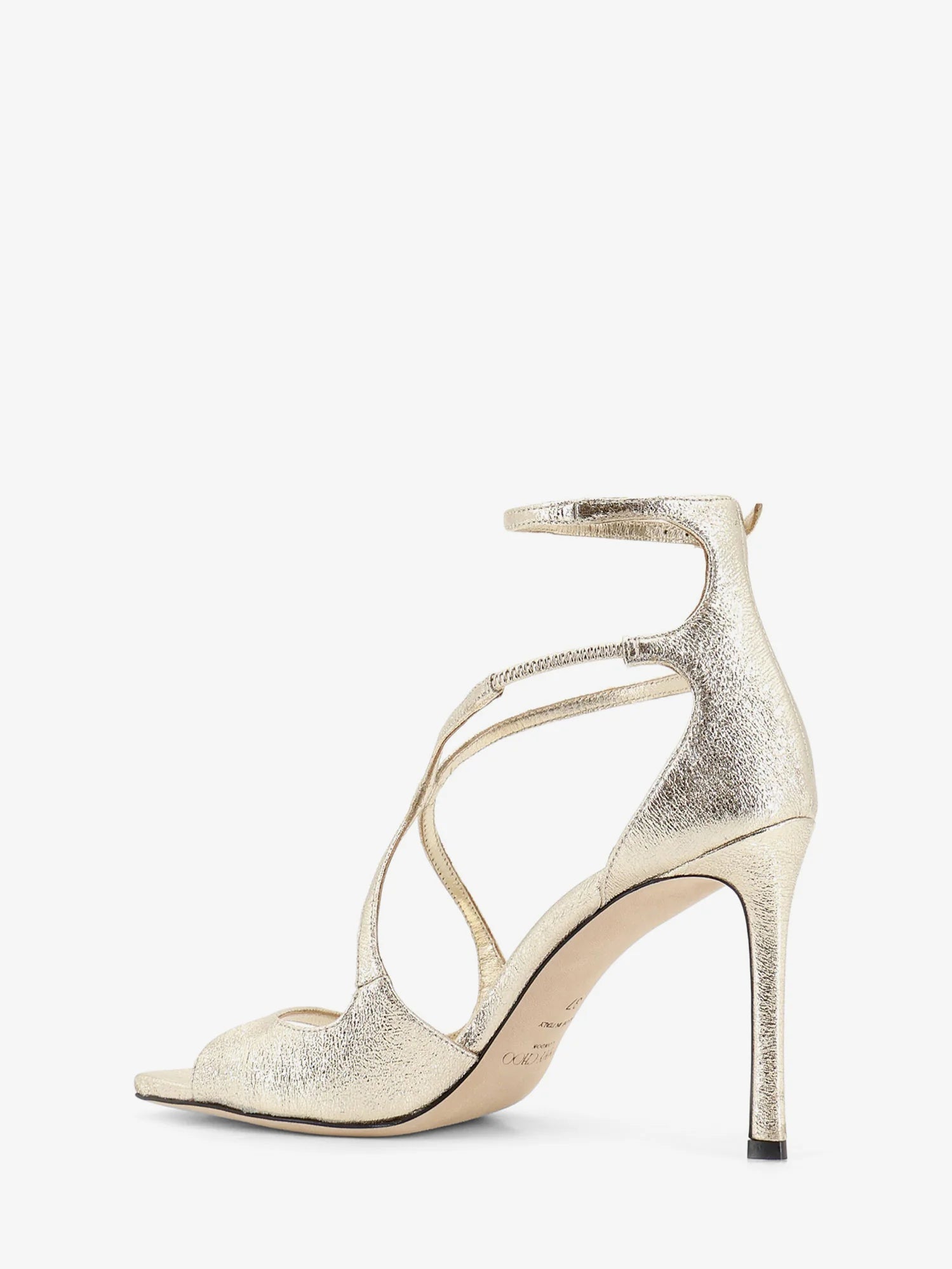Azia glittered leather sandals