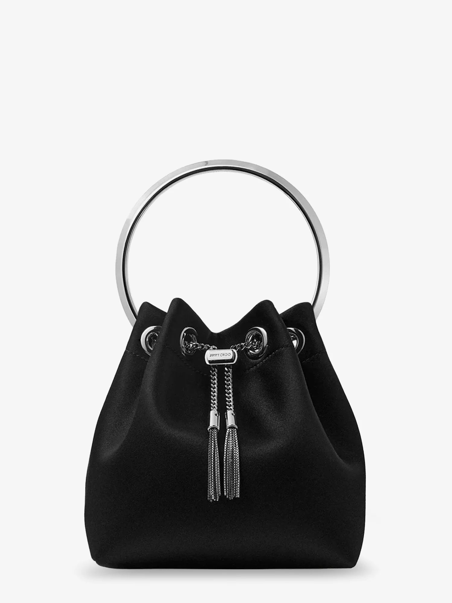 Bon Bon satin bucket bag
