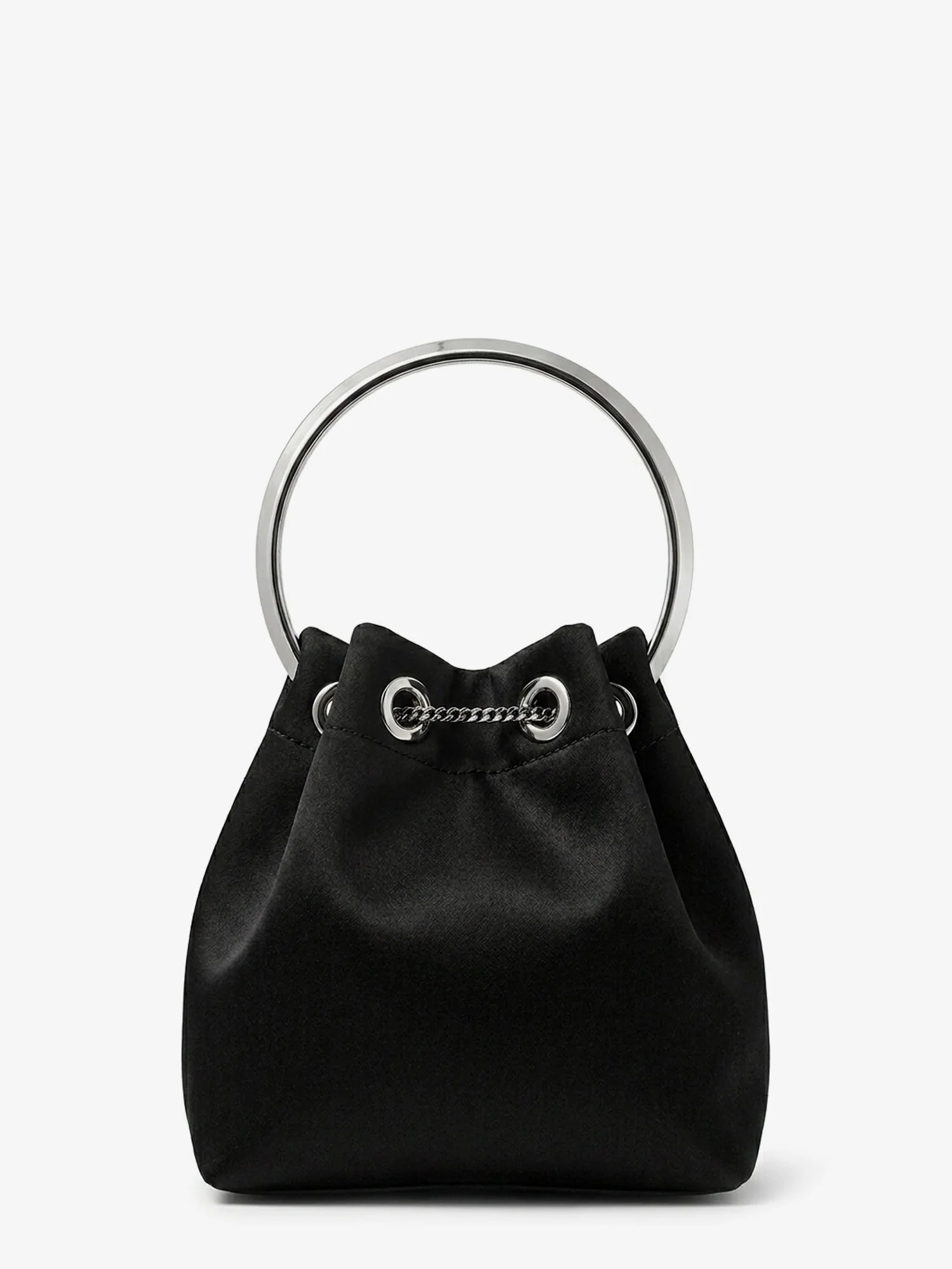 Bon Bon satin bucket bag