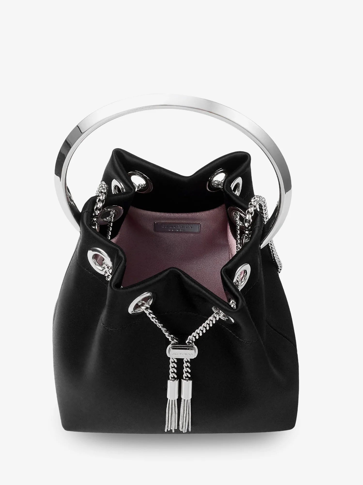 Bon Bon satin bucket bag
