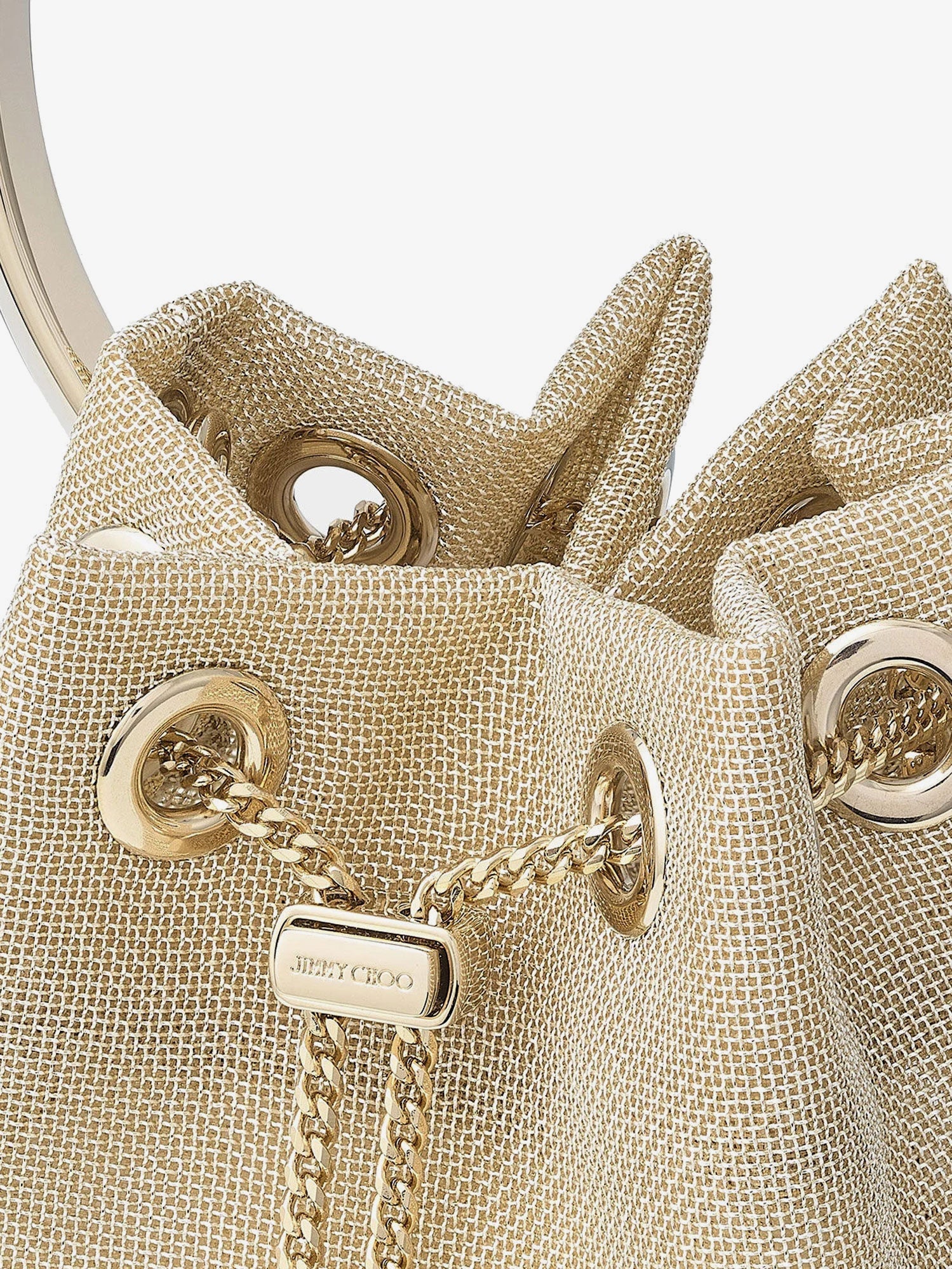 Bon Bon satin bucket bag