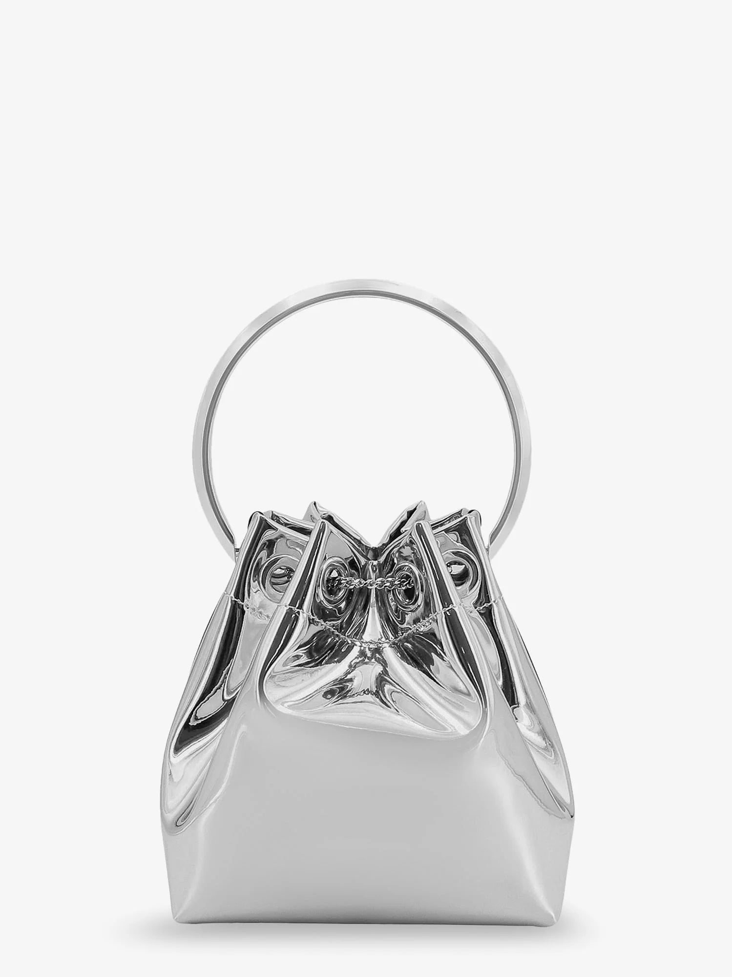 Bon Bon satin bucket bag