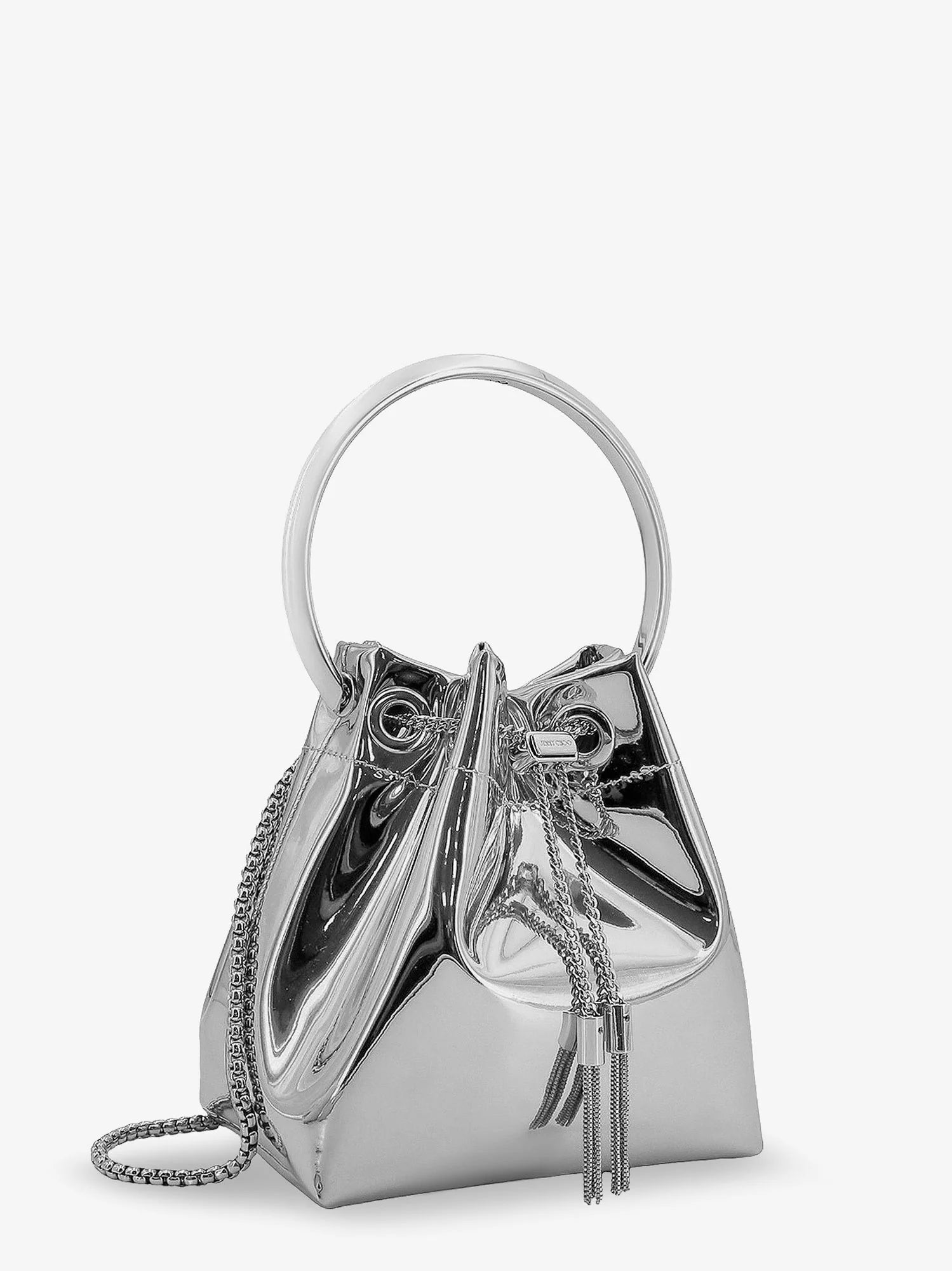 Bon Bon satin bucket bag
