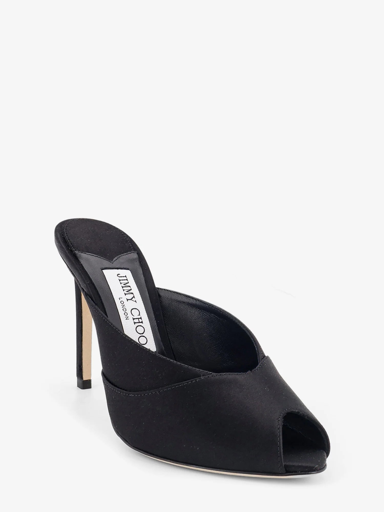 Brigitte Mule 100 satin sandals