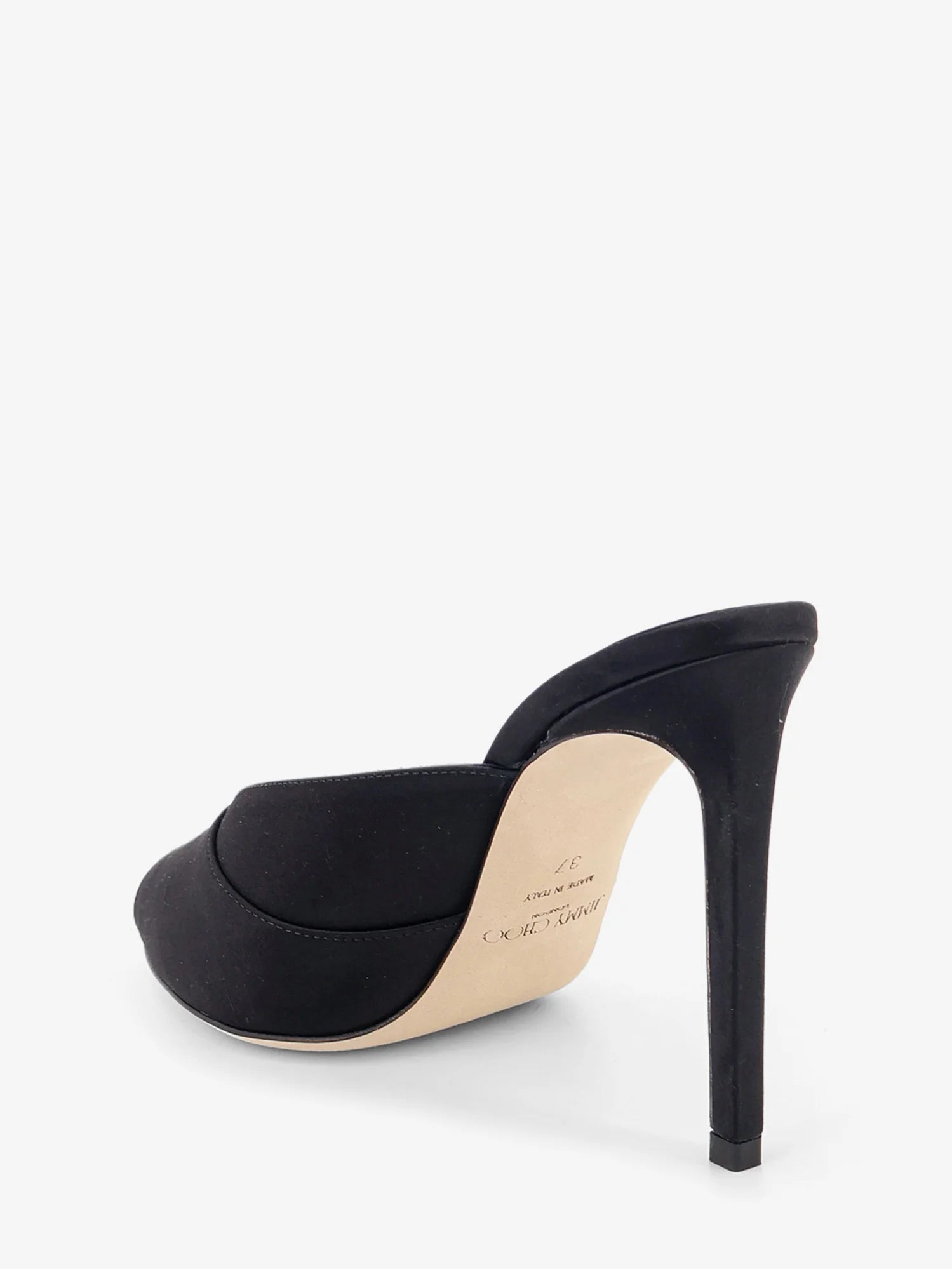 Brigitte Mule 100 satin sandals