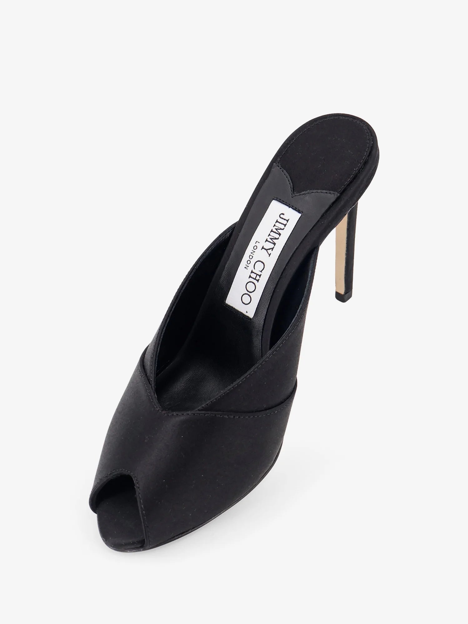 Brigitte Mule 100 satin sandals