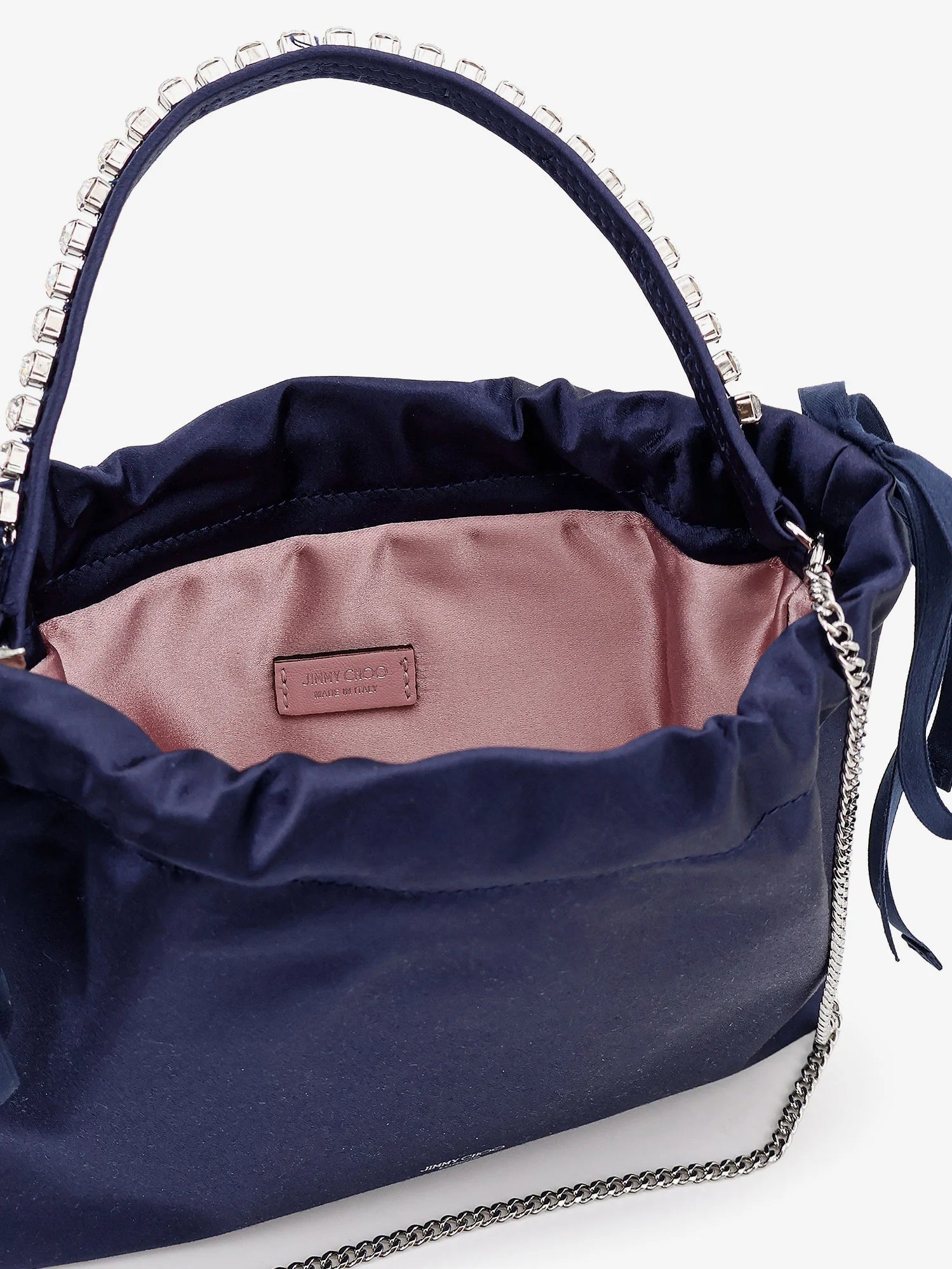 Satin crossbody bag