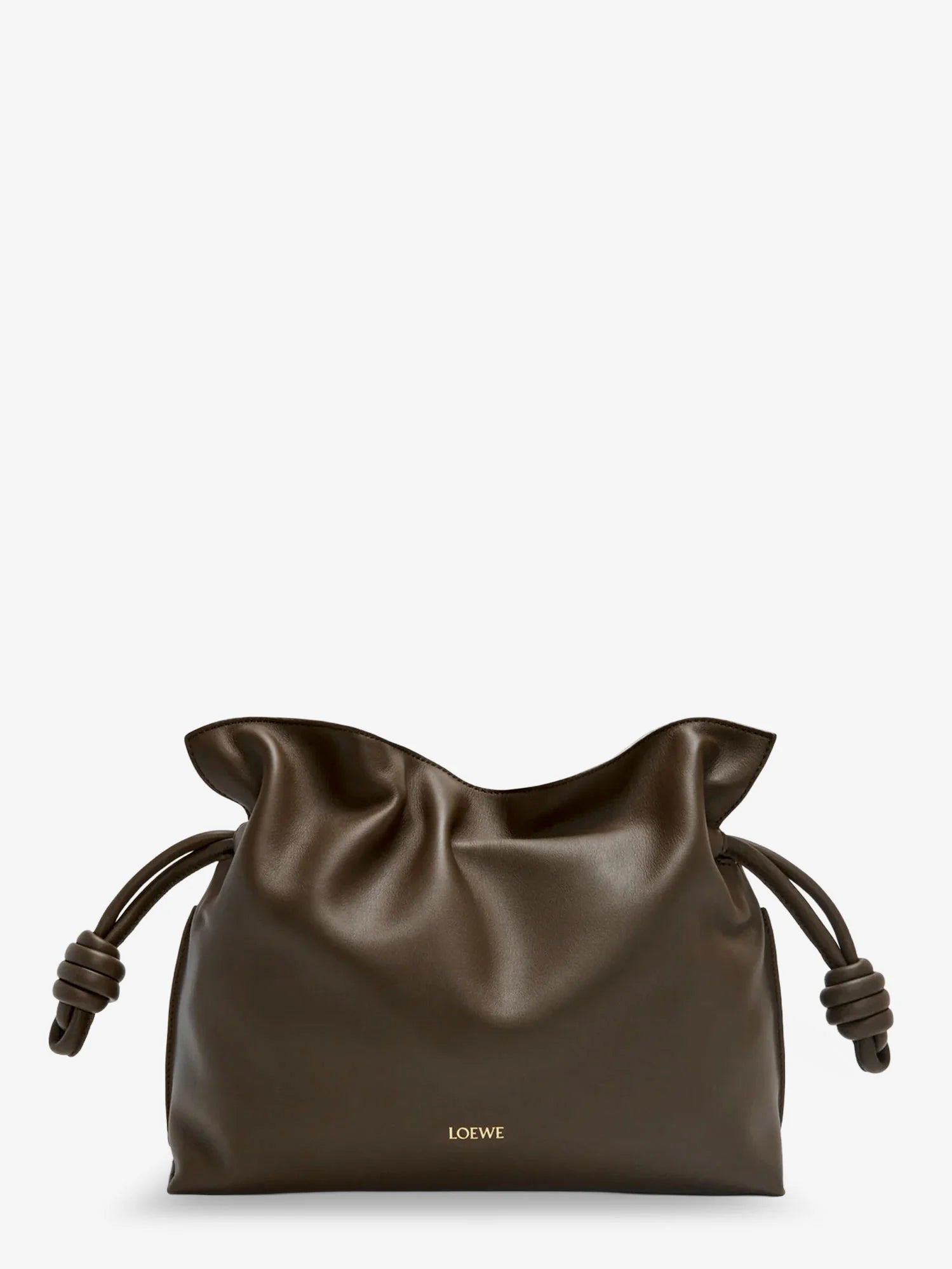 Flamenco leather clutch bag