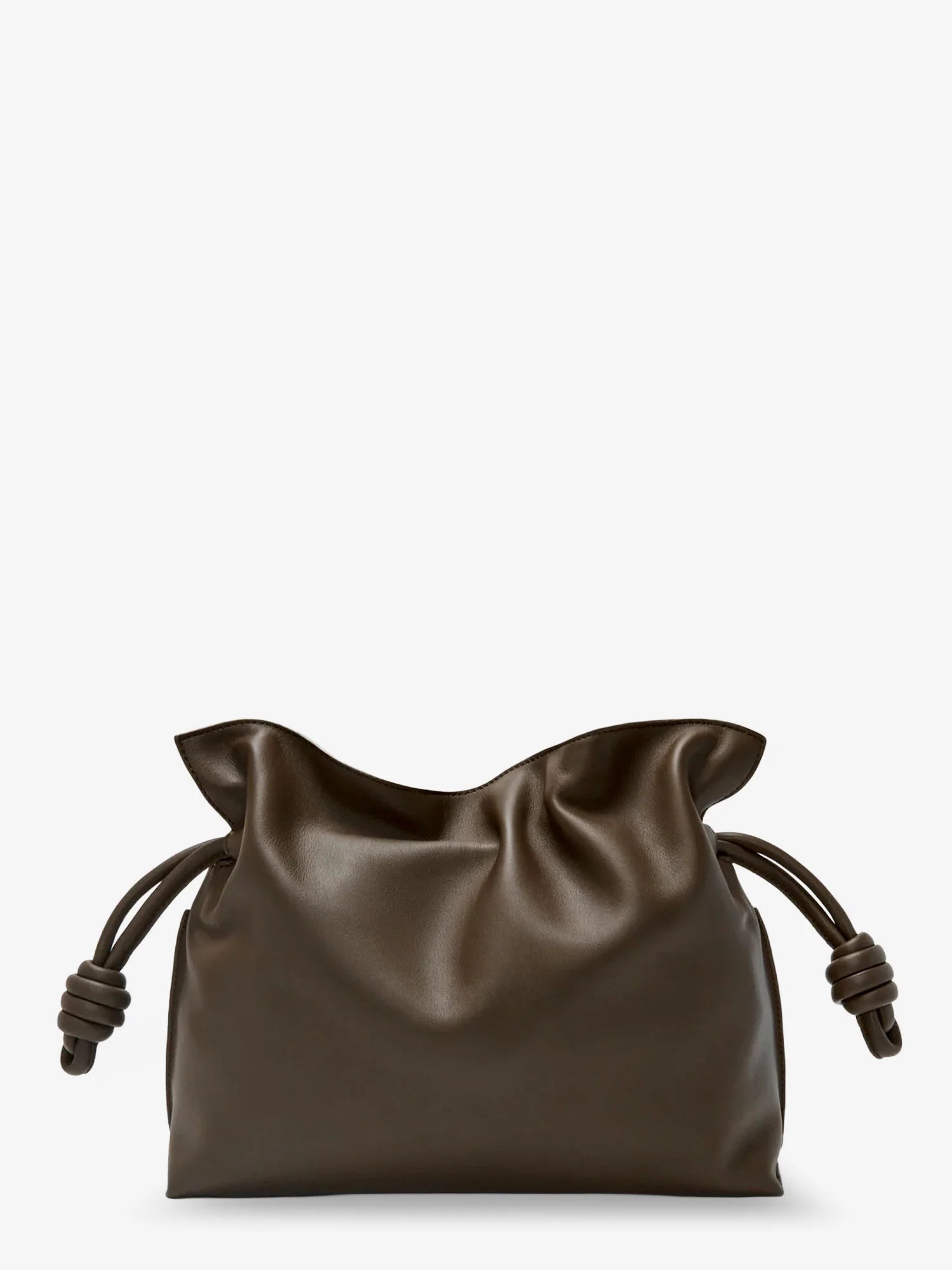 Flamenco leather clutch bag