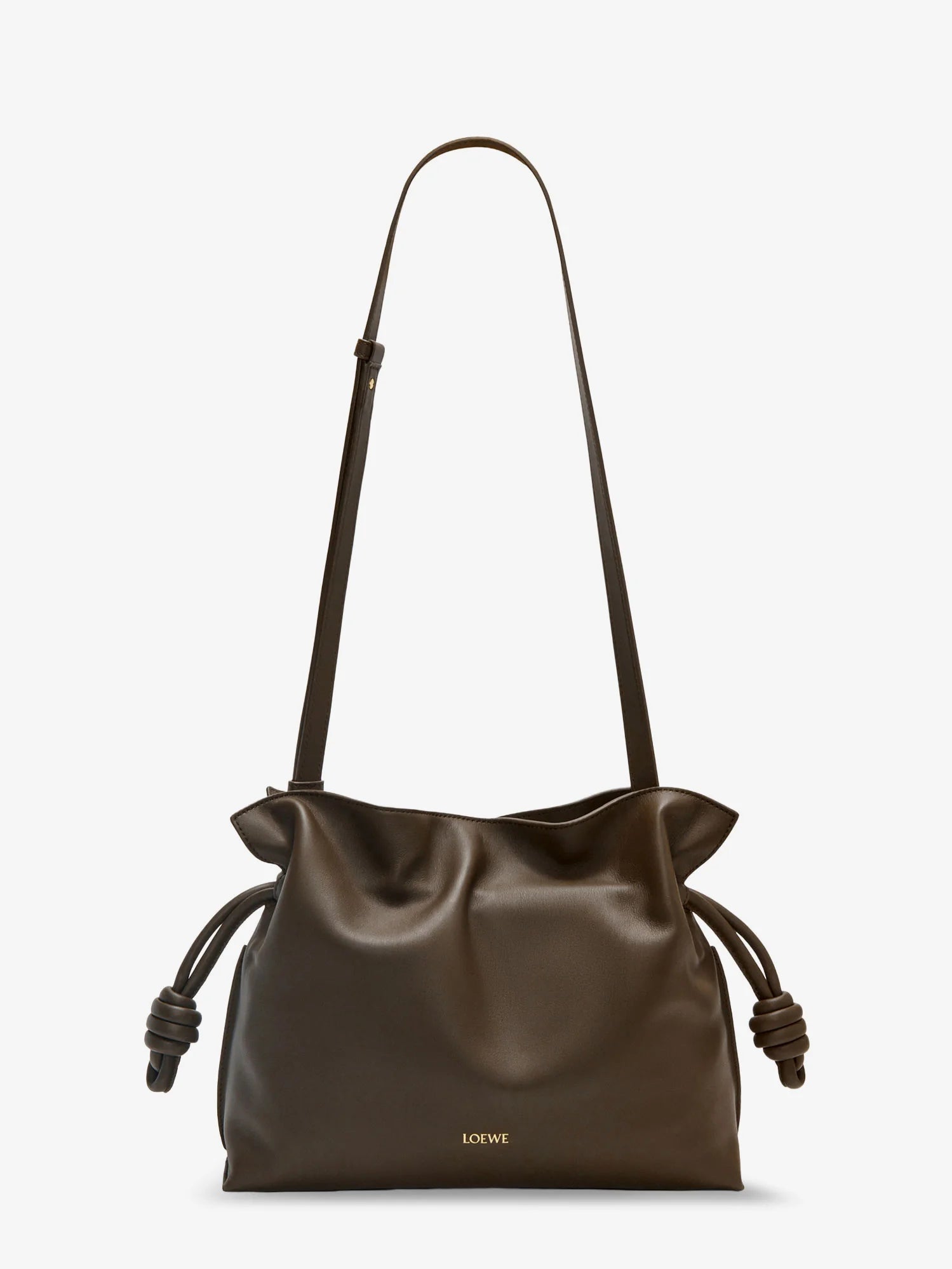 Flamenco leather clutch bag