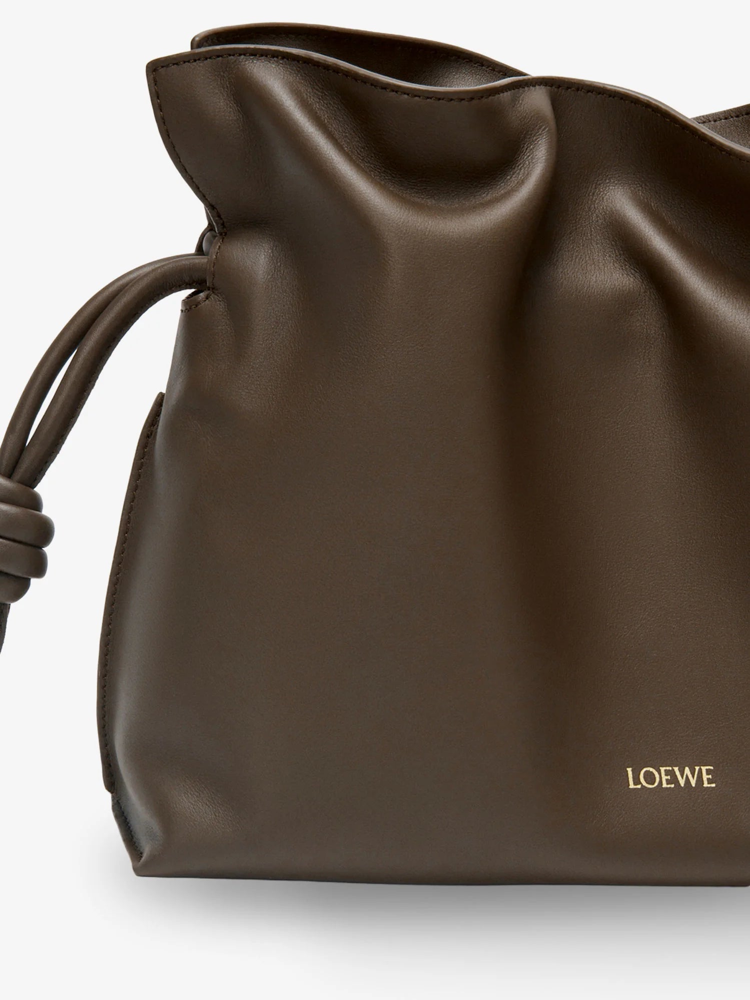 Flamenco leather clutch bag