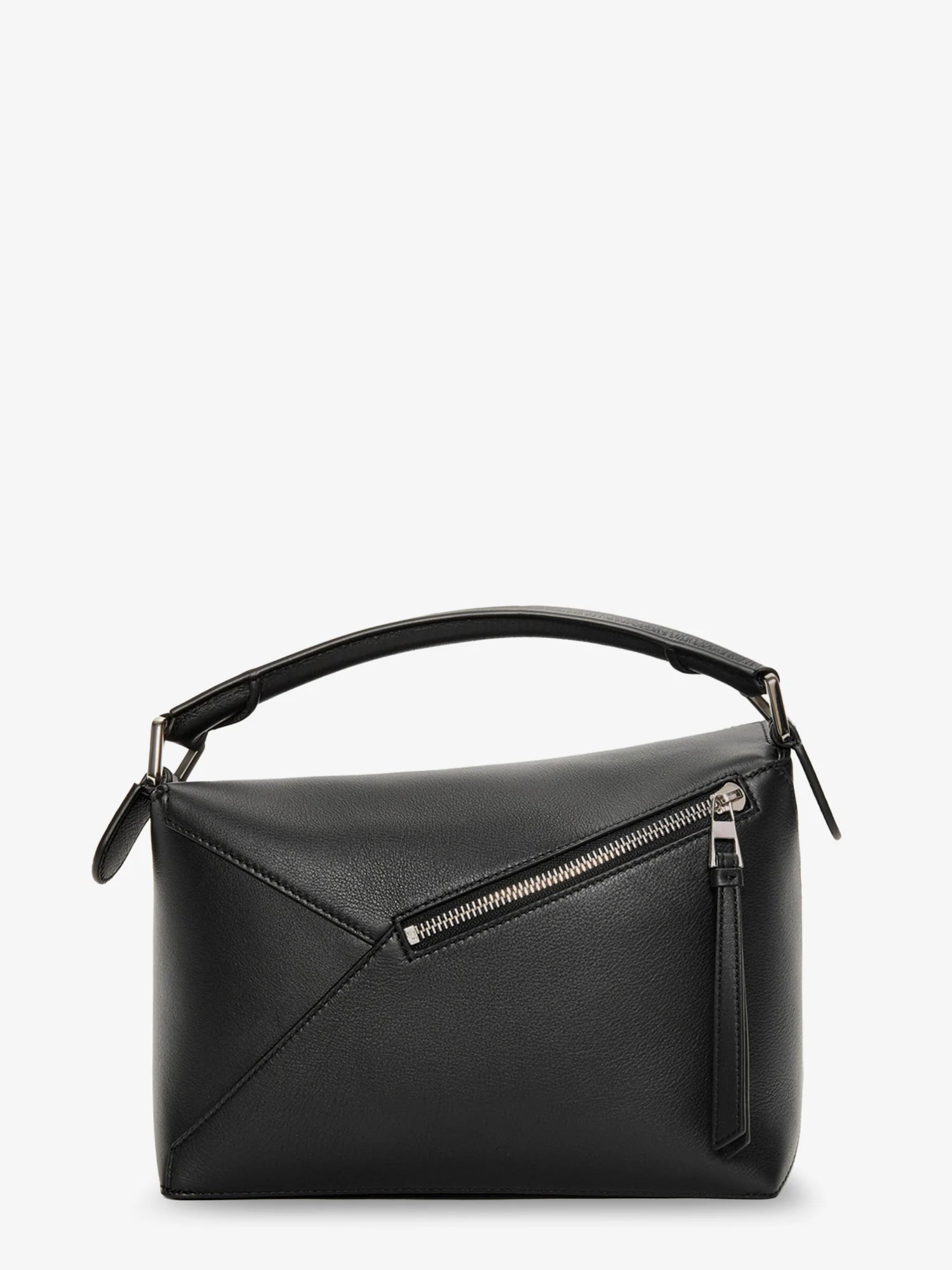 Puzzle Edge leather handbag with engraved Anagram logo