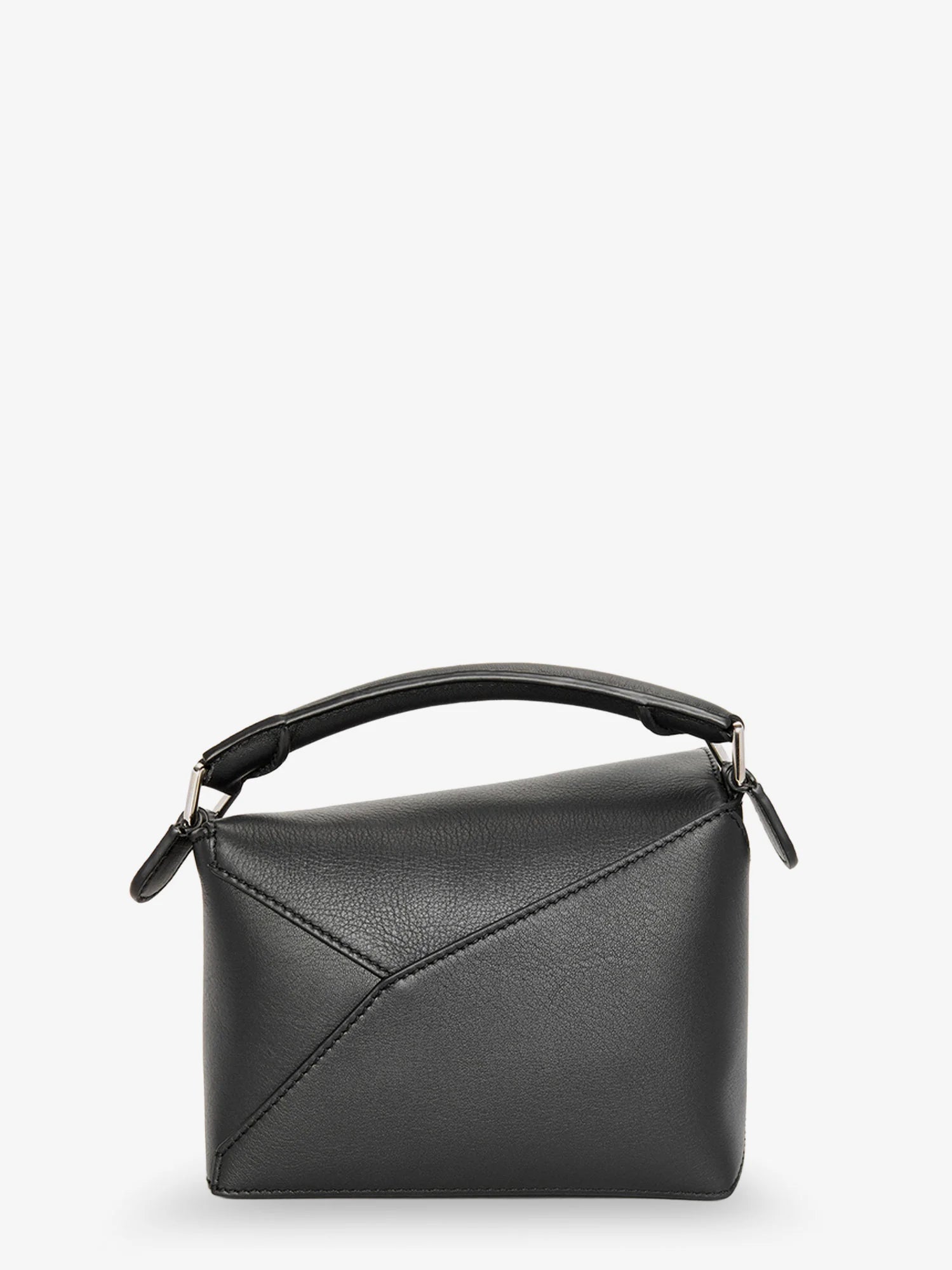 Puzzle Edge Leather Handbag