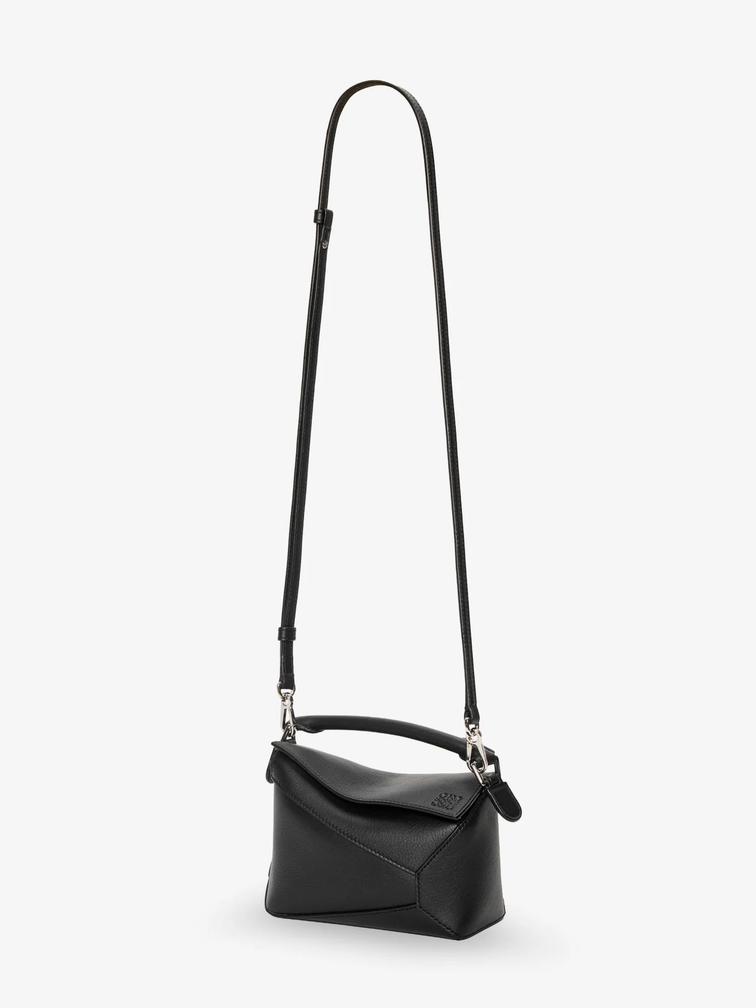 Puzzle Edge Leather Handbag