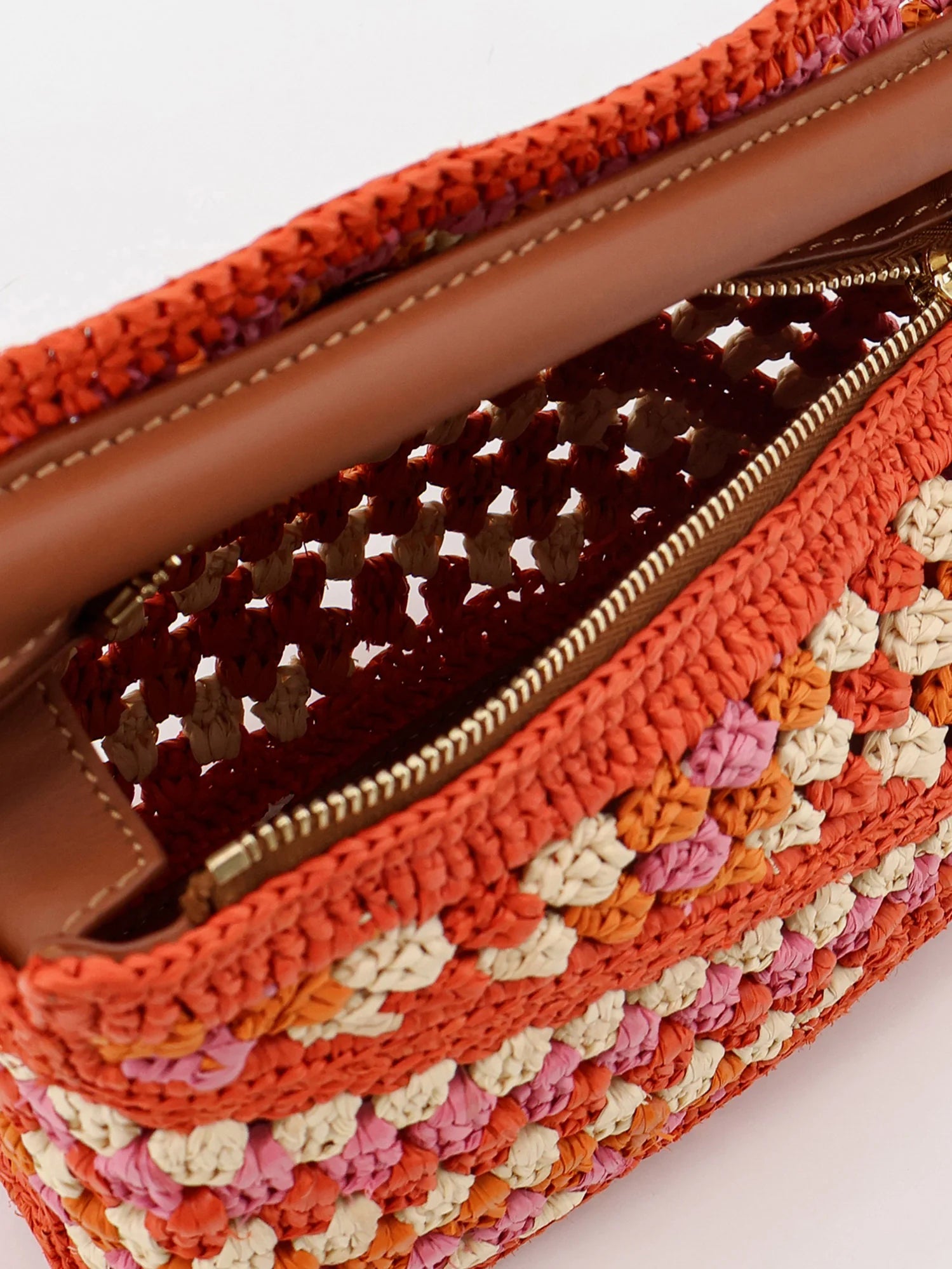 Paula's Ibiza-Puzzle Edge multicolor crochet handbag