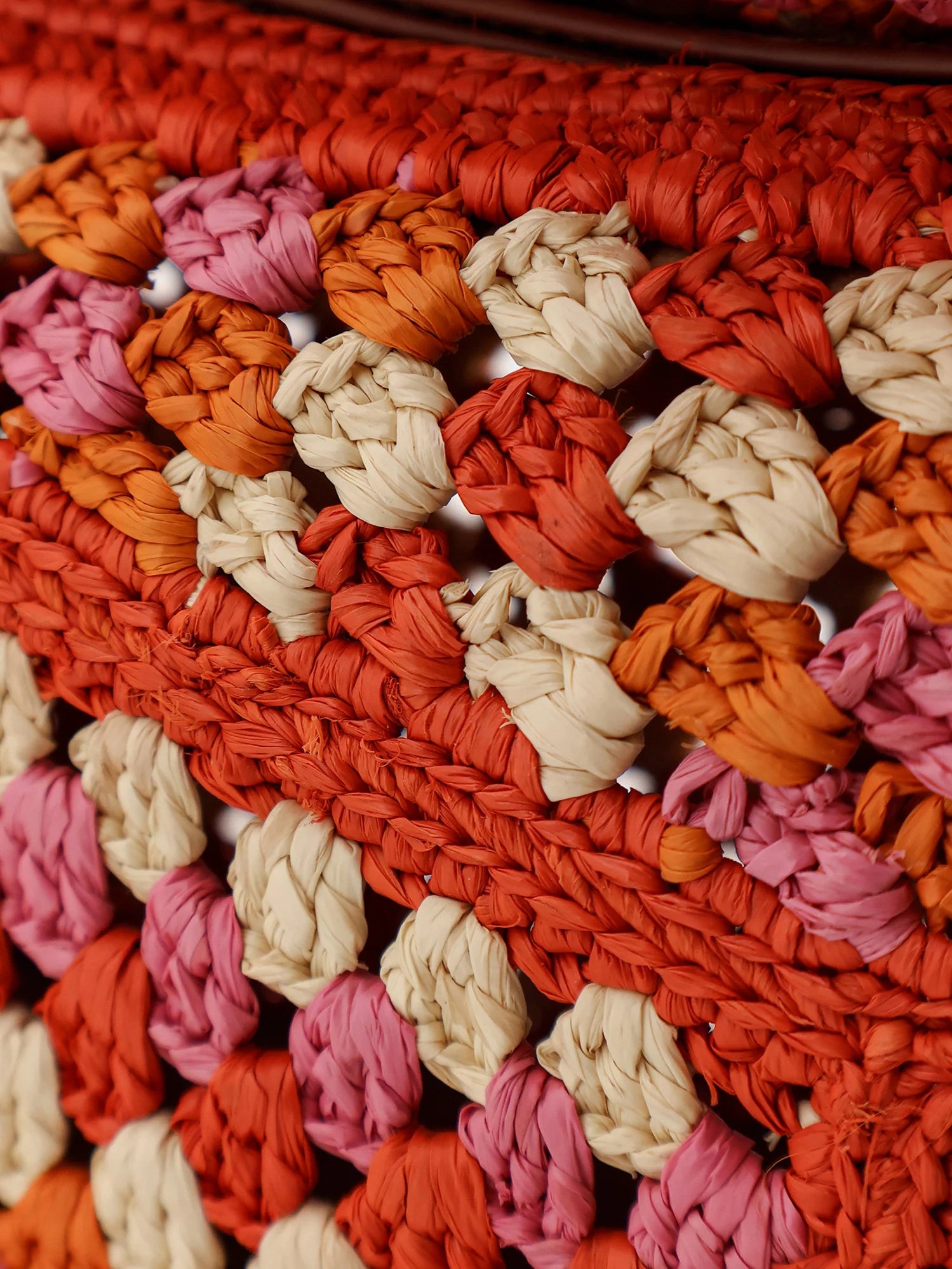 Paula's Ibiza-Puzzle Edge multicolor crochet handbag