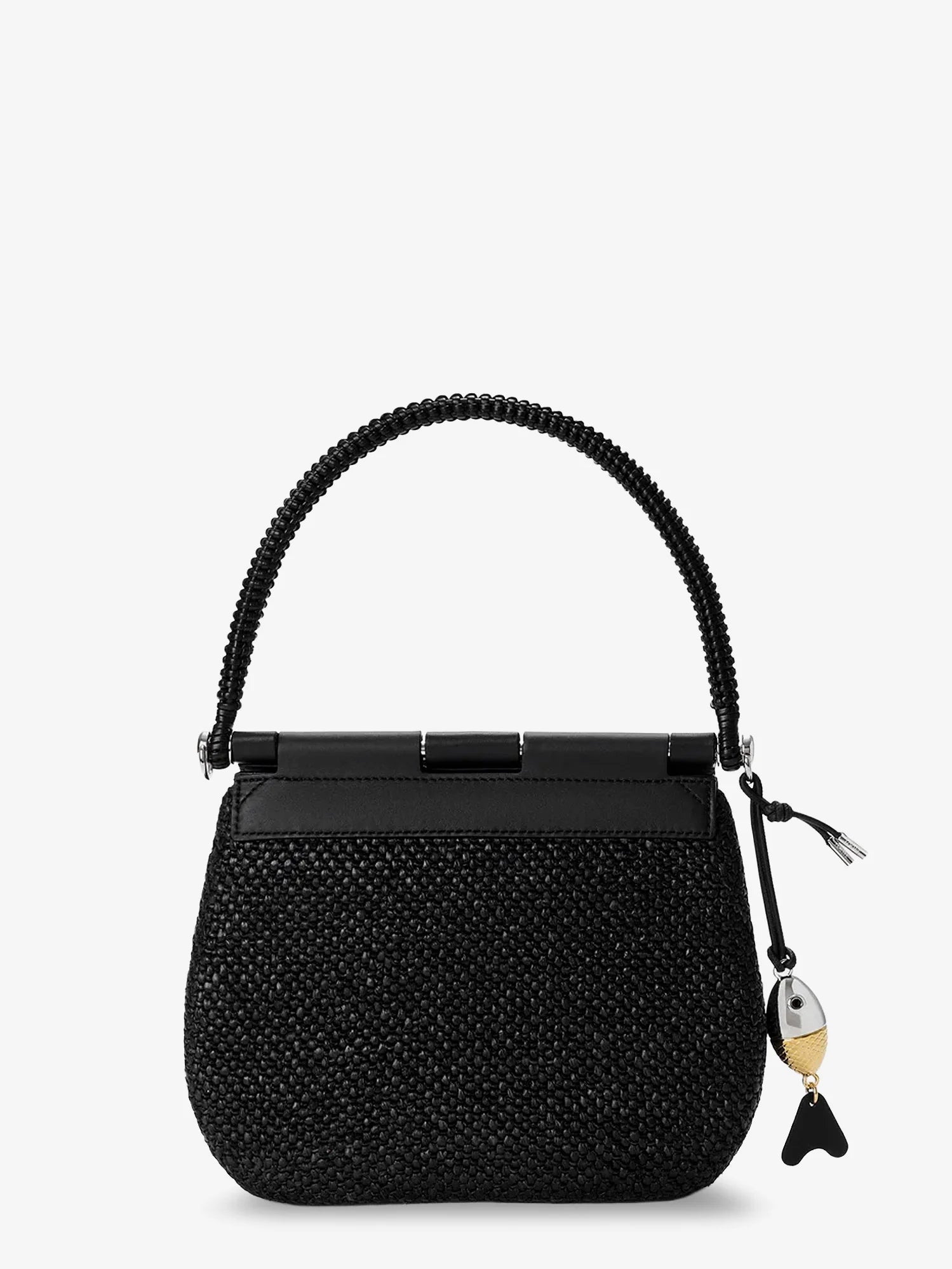 Paula's Ibiza -Pescador raffia and leather handbag