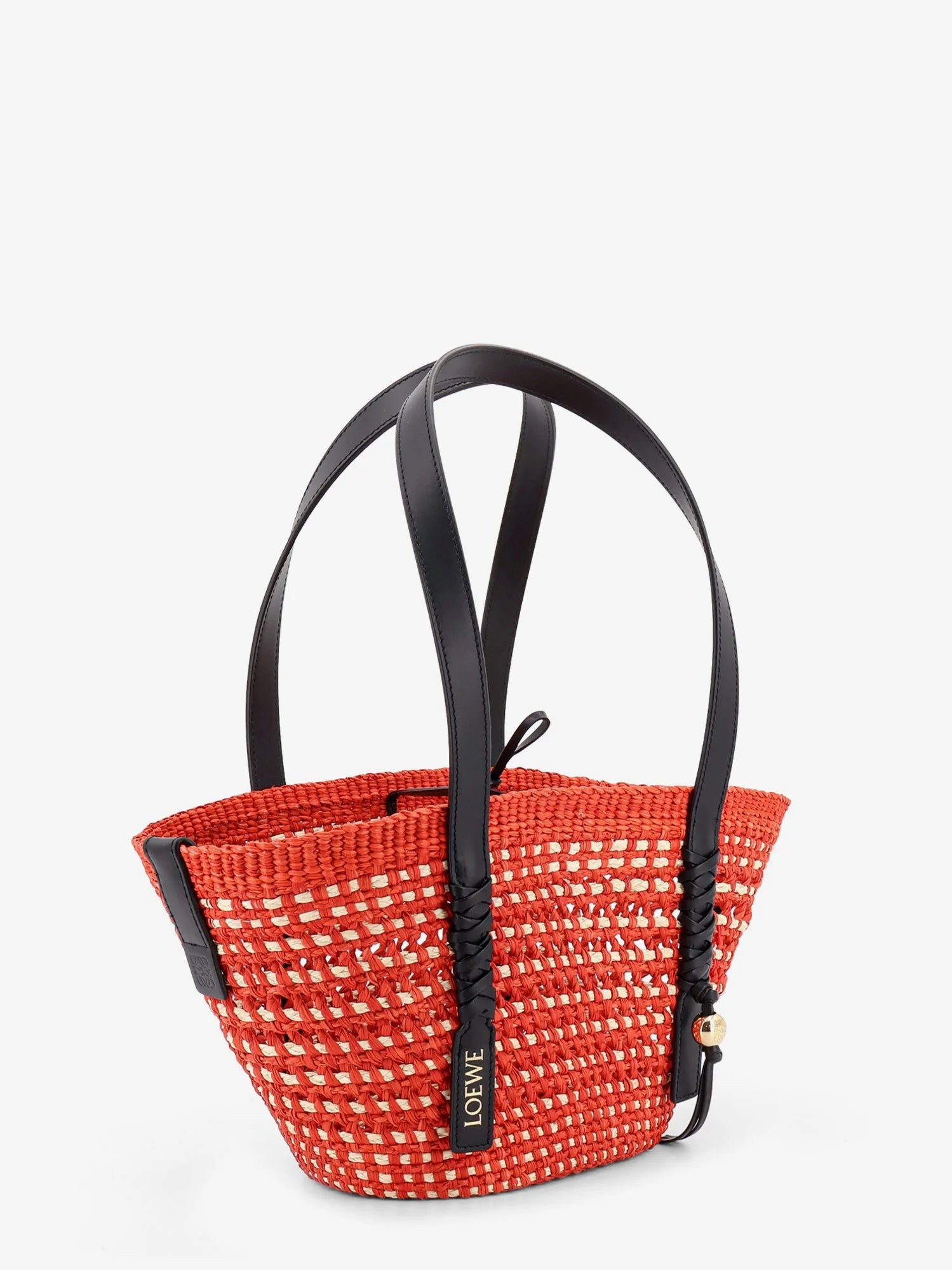 Paula's Ibiza -Braid Basket Small Small Iraca Palm Leaf Shoulder Bag