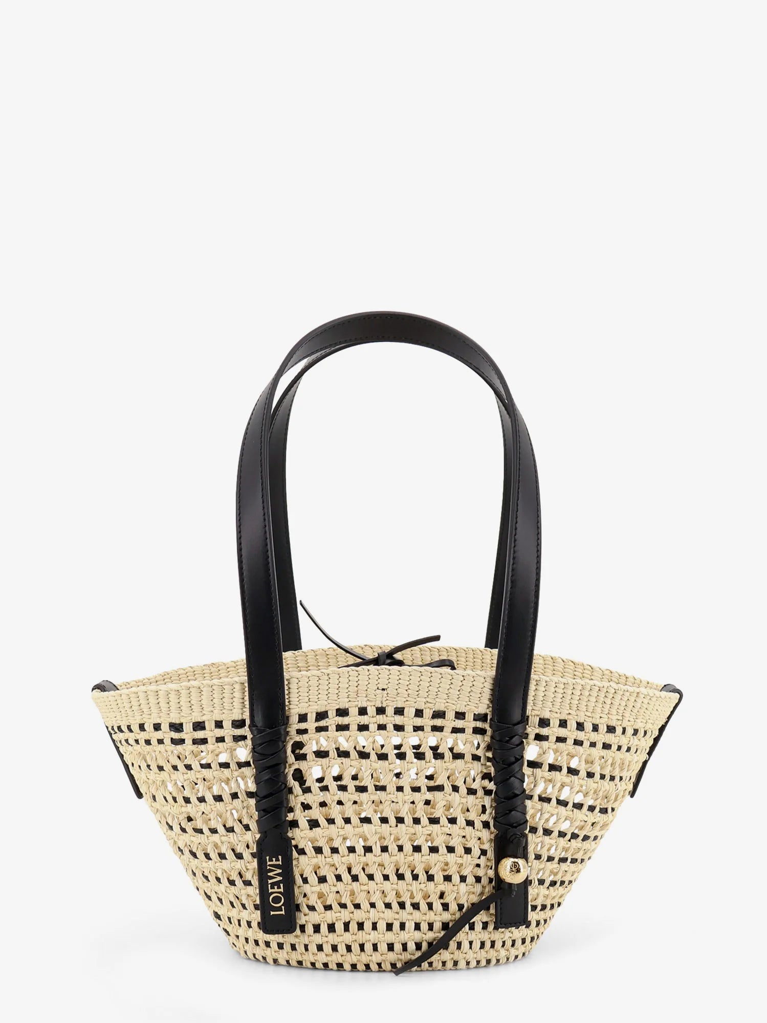Paula's Ibiza -Braid Basket Small Iraca Palm Leaf Shoulder Bag
