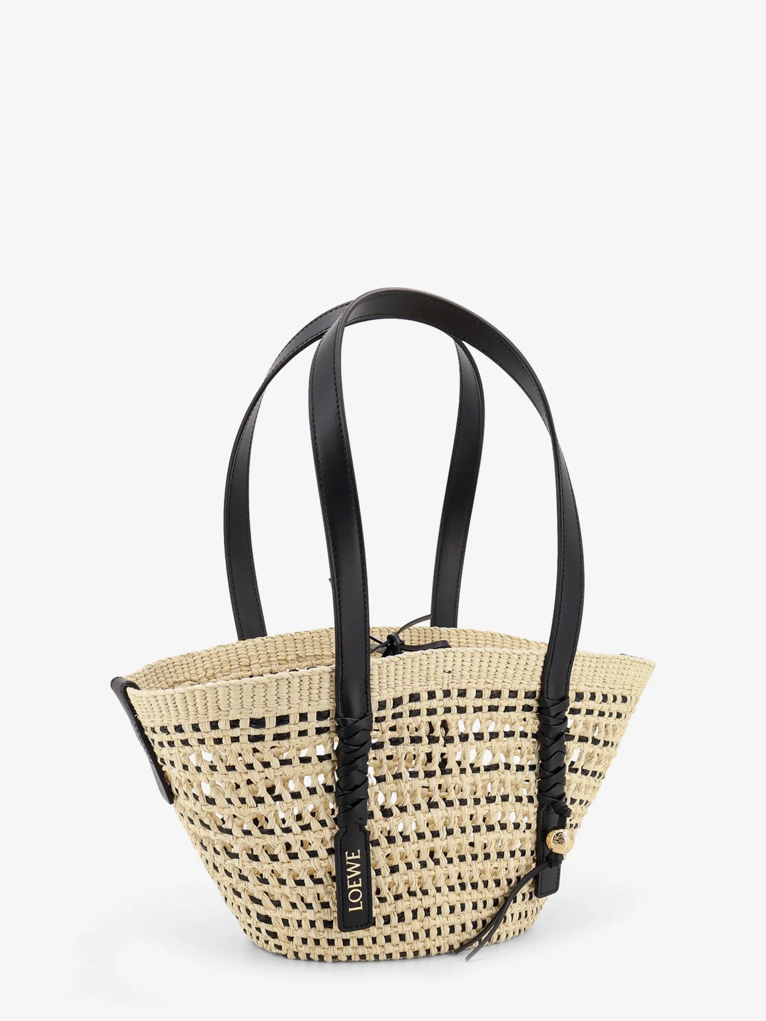 Paula's Ibiza -Braid Basket Small Iraca Palm Leaf Shoulder Bag